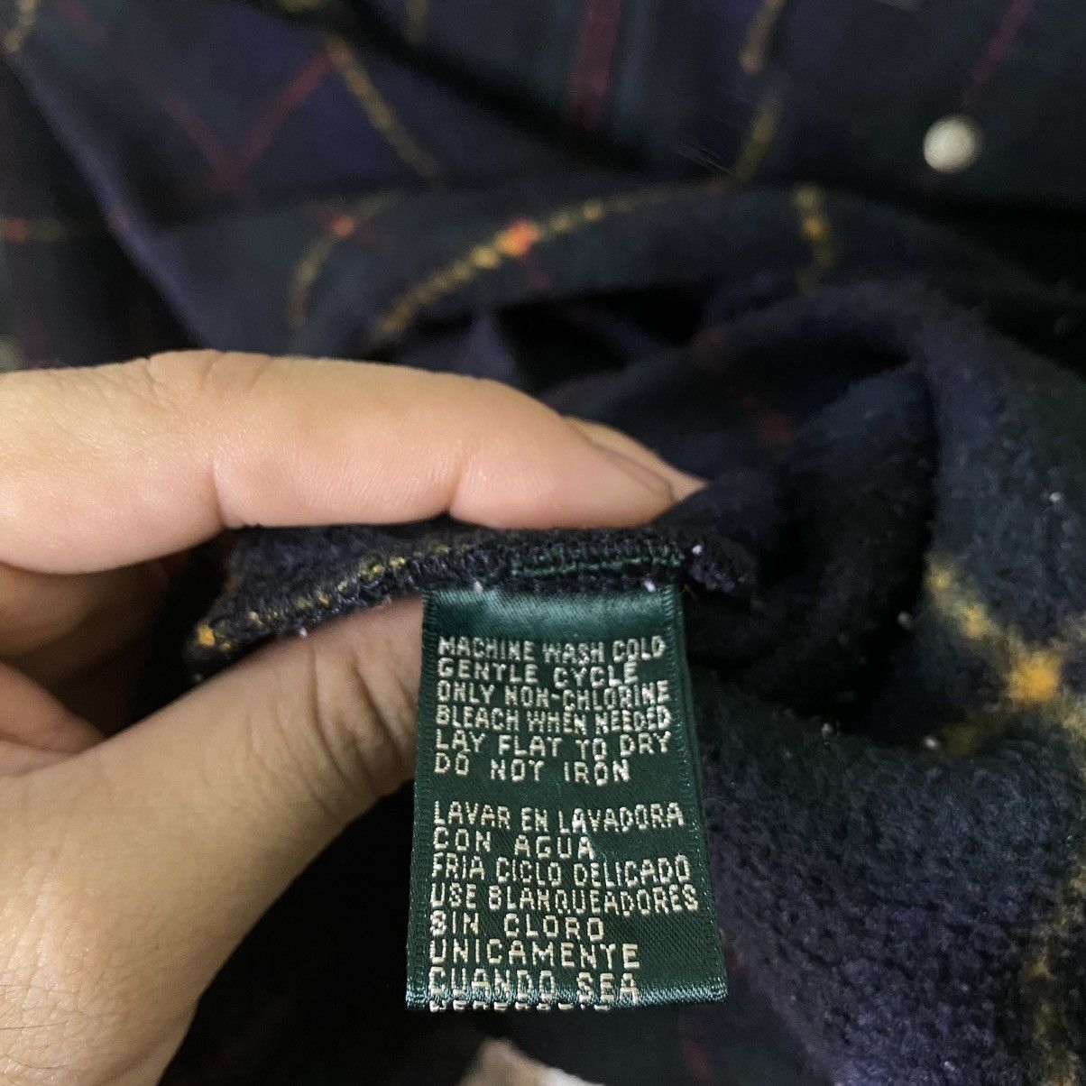 Polo Ralph Lauren × Ralph Lauren × Vintage Vintage Ralph Lauren Plaid Fleece Jacket Size US M / EU 48-50 / 2 - 5 Thumbnail