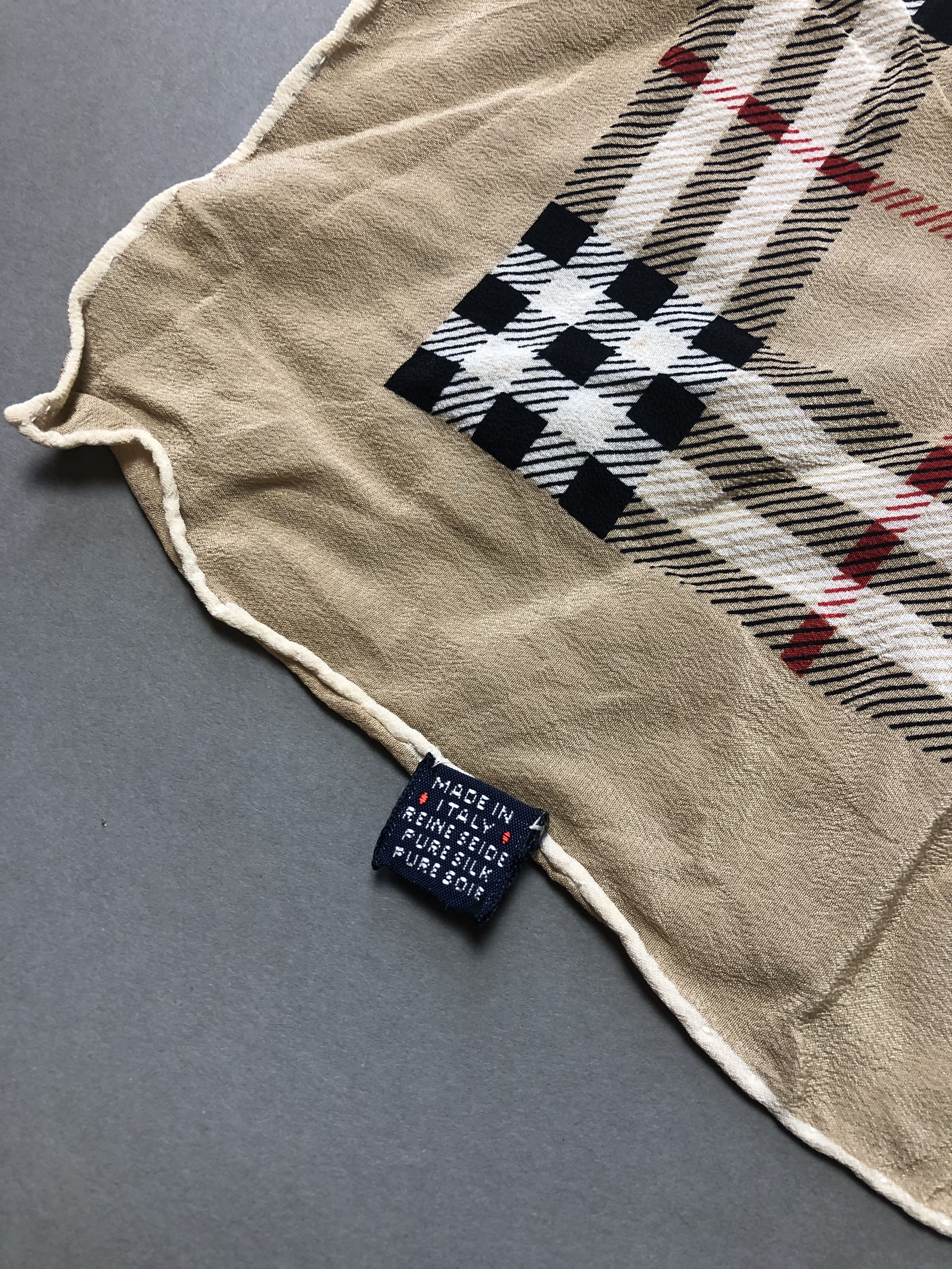 Burberry Vintage Burberrys London Scarf Silk Made in Italy Size ONE SIZE - 4 Thumbnail