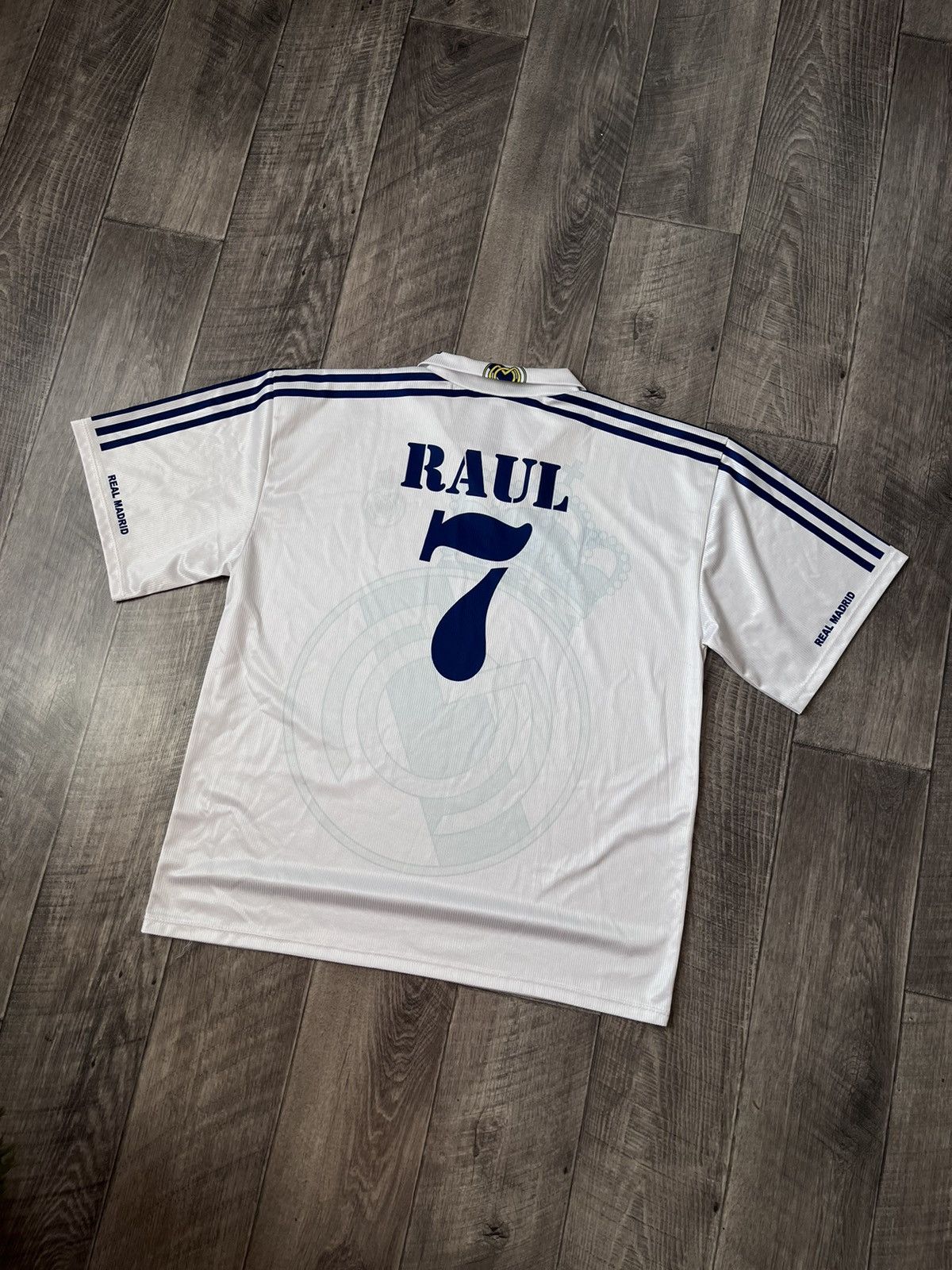 Other Vintage Real Madrid #7 Raul Soccer Jersey Size US XXL / EU 58 / 5 - 4 Thumbnail