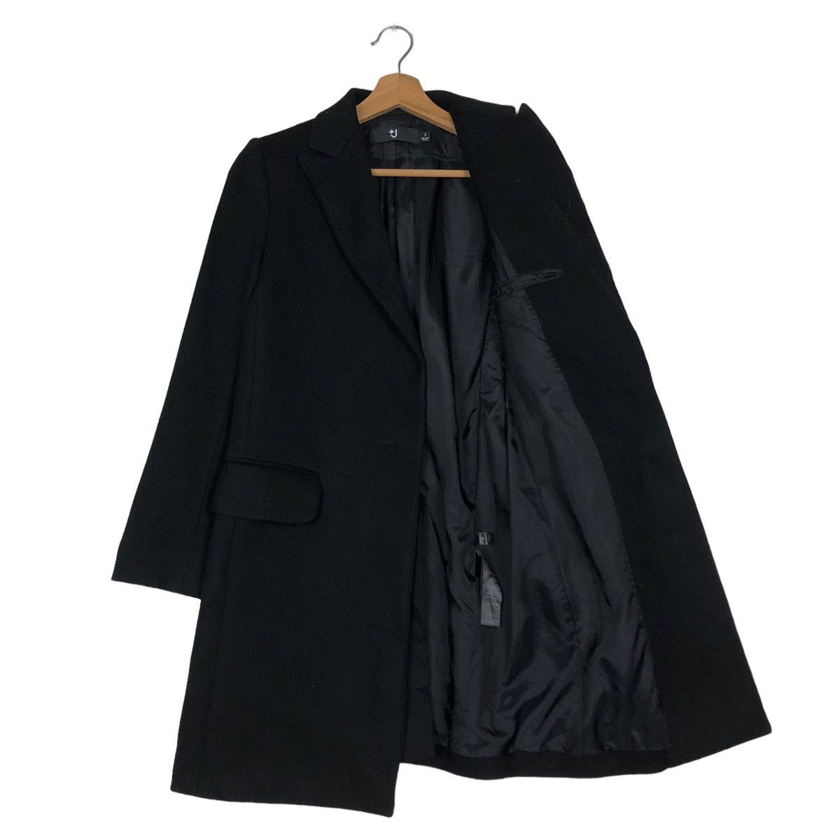 Jil Sander 🔥Rich Black Long Jacket Jill Sander J+ Japan Size US S / EU 44-46 / 1 - 11 Thumbnail