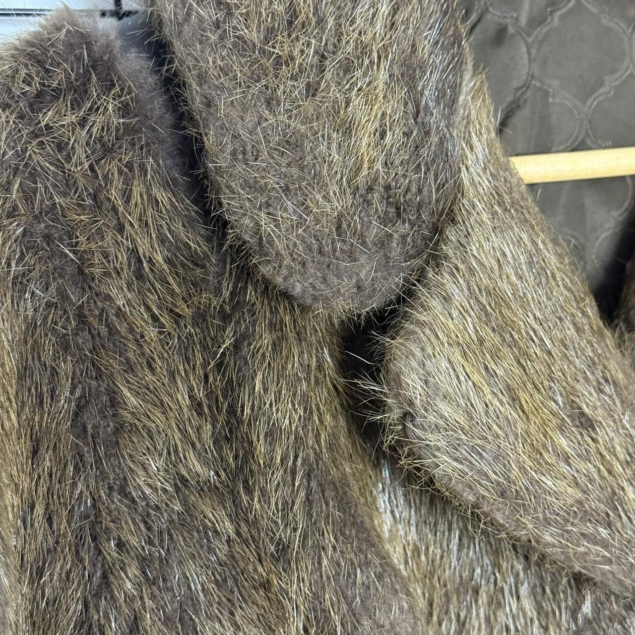 Vintage Nutria Real Fur Jacket Womans Brown Size M / US 6-8 / IT 42-44 - 7 Thumbnail