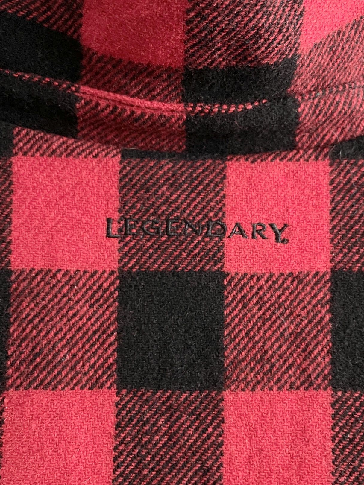 Japanese Brand STEAL! Vintage 1990s Wool Flannel Zip Jacket Size US XXL / EU 58 / 5 - 5 Thumbnail