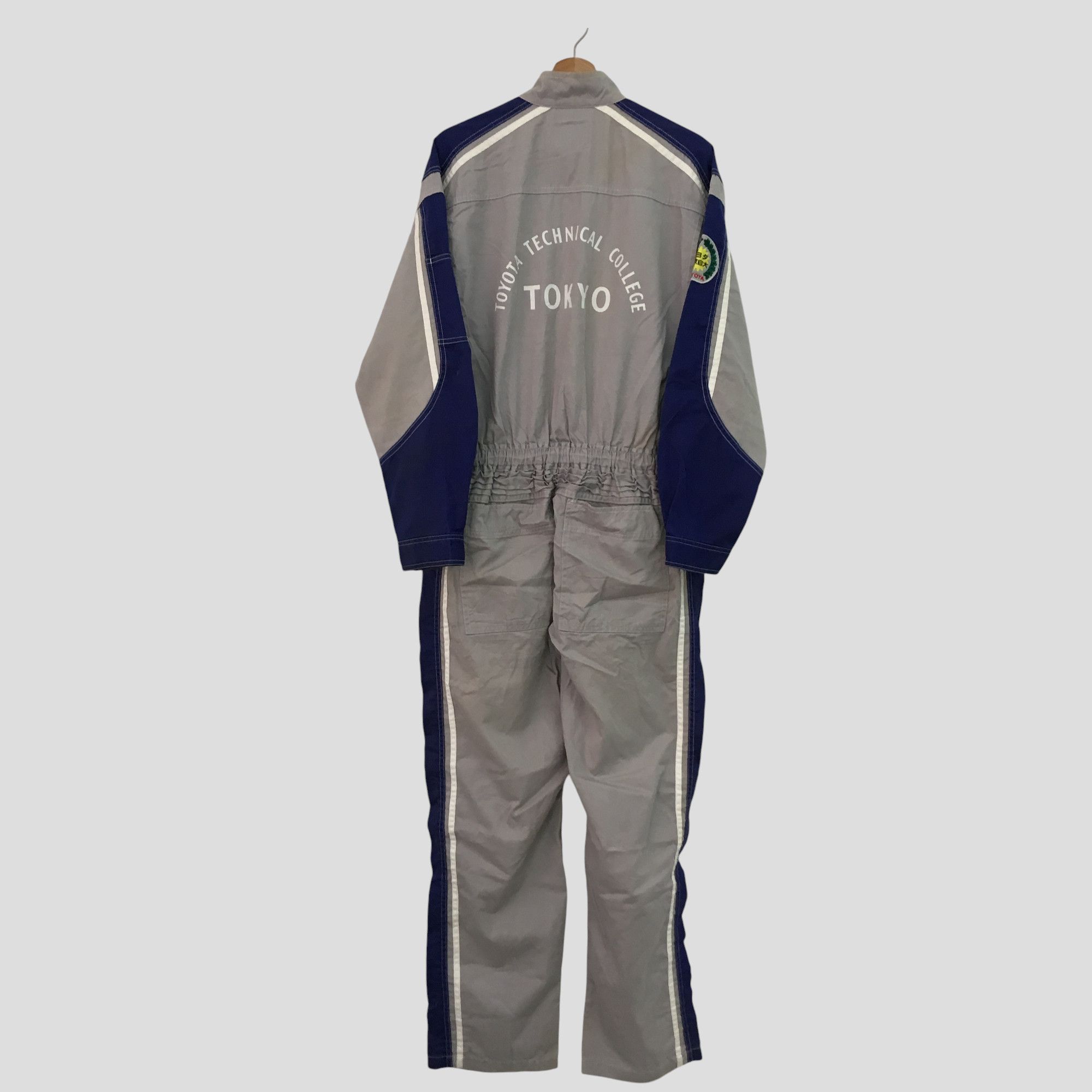 Japanese Brand Vintage Distressed Toyota Jdm Japan Technical College Overal Size US 34 / EU 50 - 1 Thumbnail