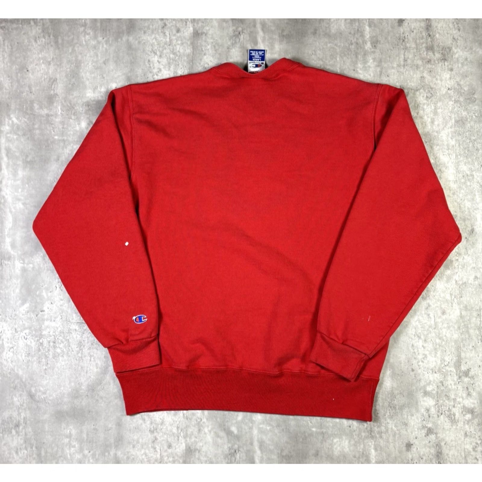 Champion VINTAGE Champion Sweatshirt Red Embroidered Logo Crewneck 90s Adult Large Blue Cotton Fleece Reversible Pullover Regular Size L Mens Gold? Size US L / EU 52-54 / 3 - 2 Thumbnail