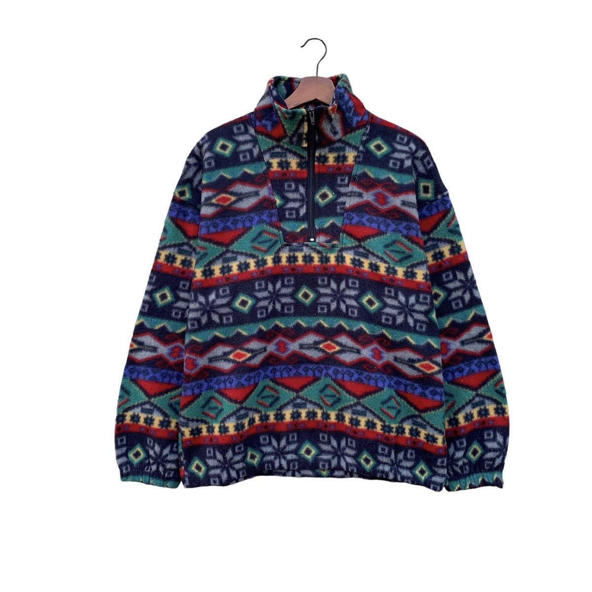Other Abstract Fleece Jacket Size US L / EU 52-54 / 3 - 2 Thumbnail