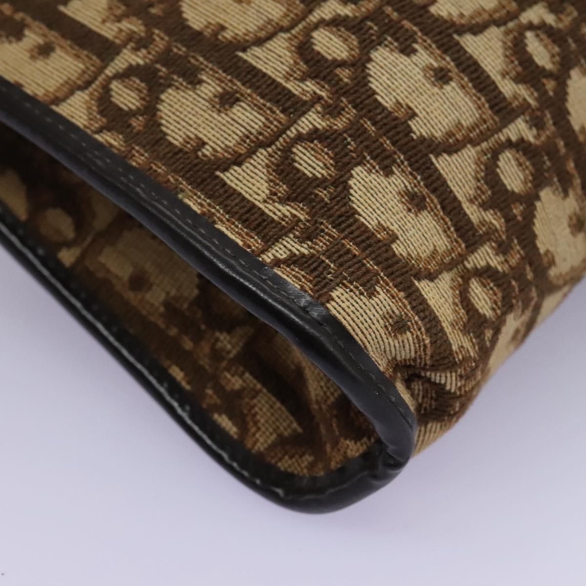 Dior DIOR Trotter Canvas Shoulder Bag Brown Size ONE SIZE - 16 Thumbnail