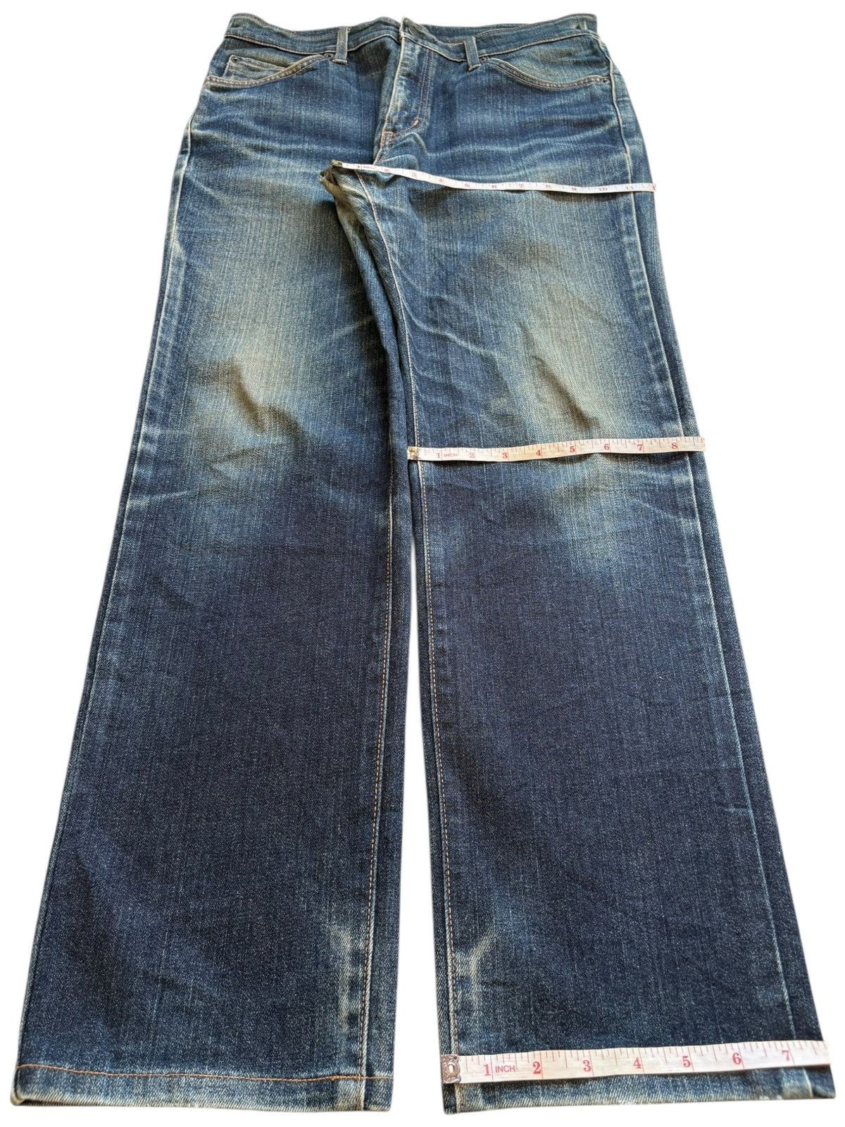 Edwin Vintage Edwin 403 Mud Wash Distressed Loose Jeans Size US 32 / EU 48 - 15 Thumbnail