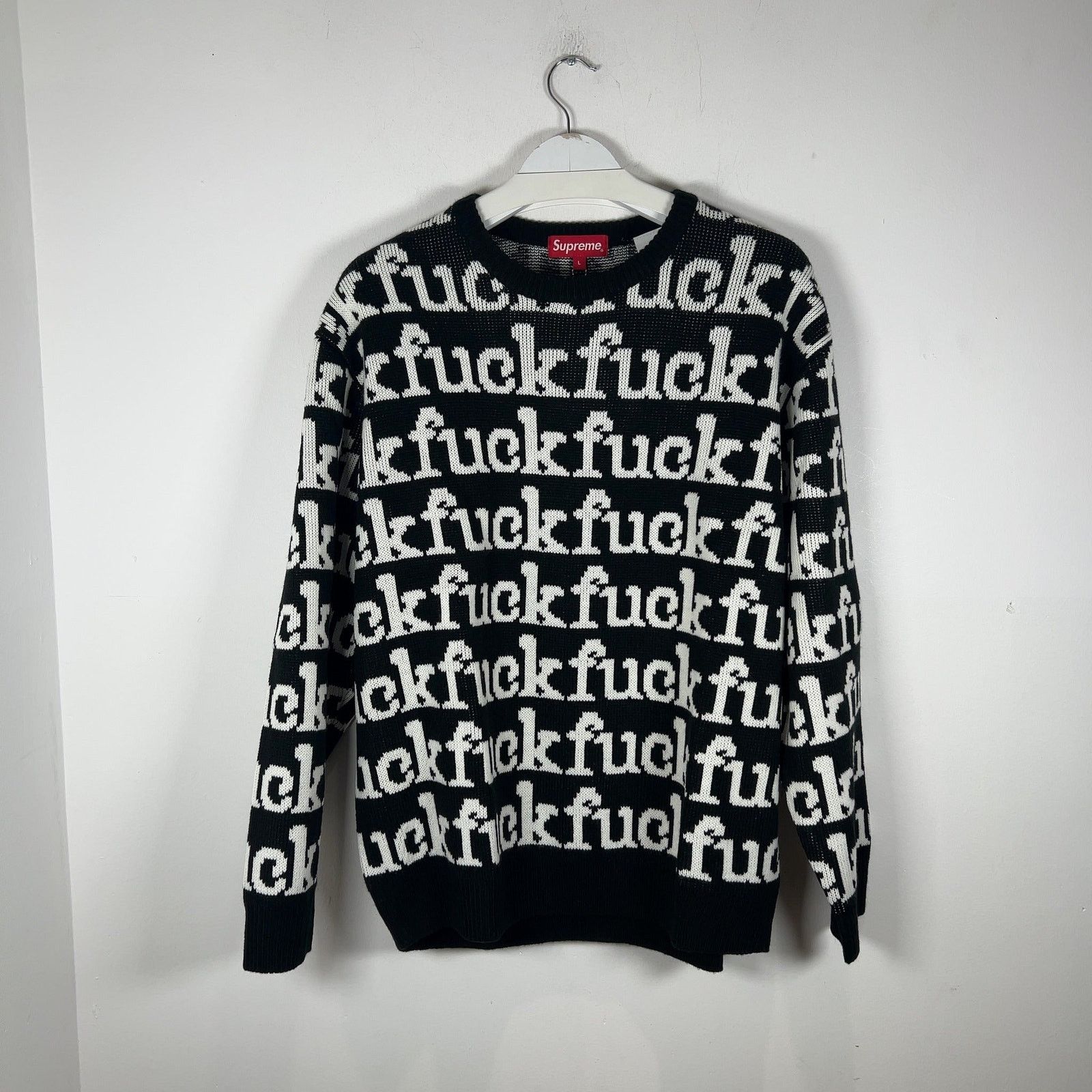 Supreme Fuck Sweater | Grailed