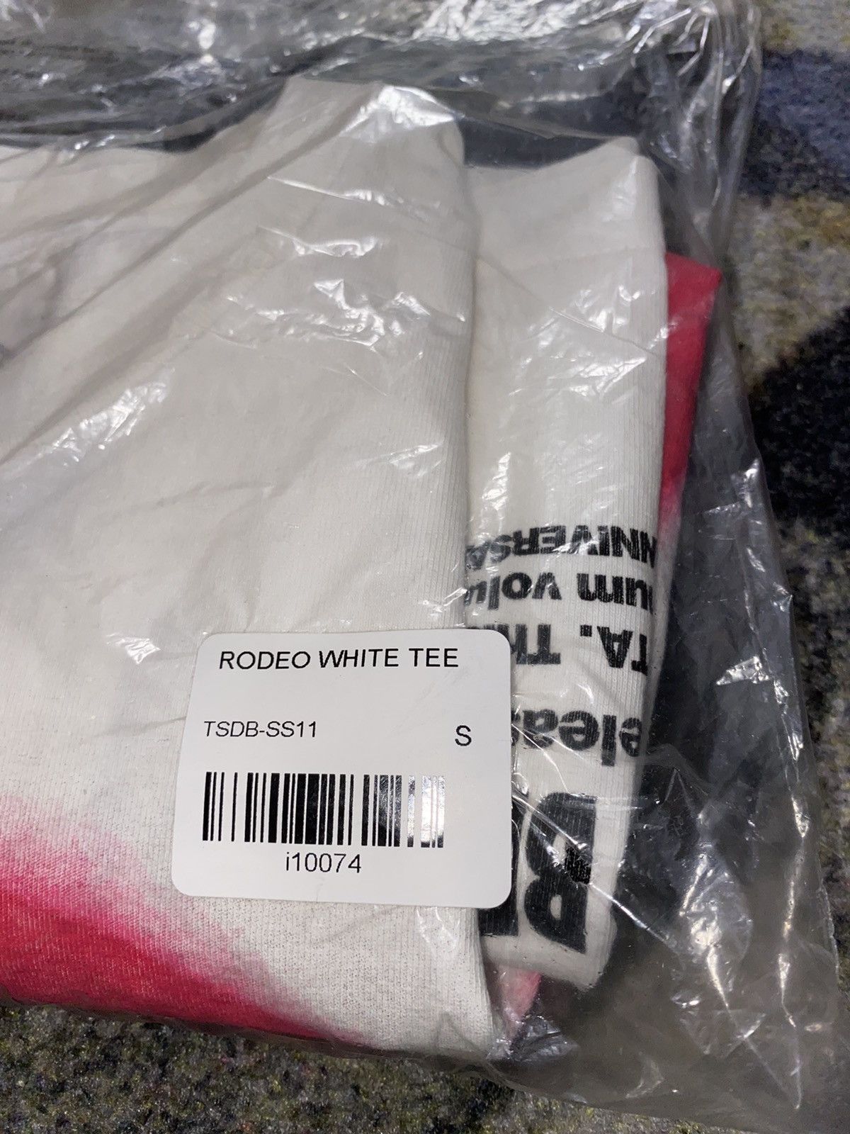 Travis Scott Cactus Jack by Travis Scott Rodeo Tee White Size US S / EU 44-46 / 1 - 5 Thumbnail