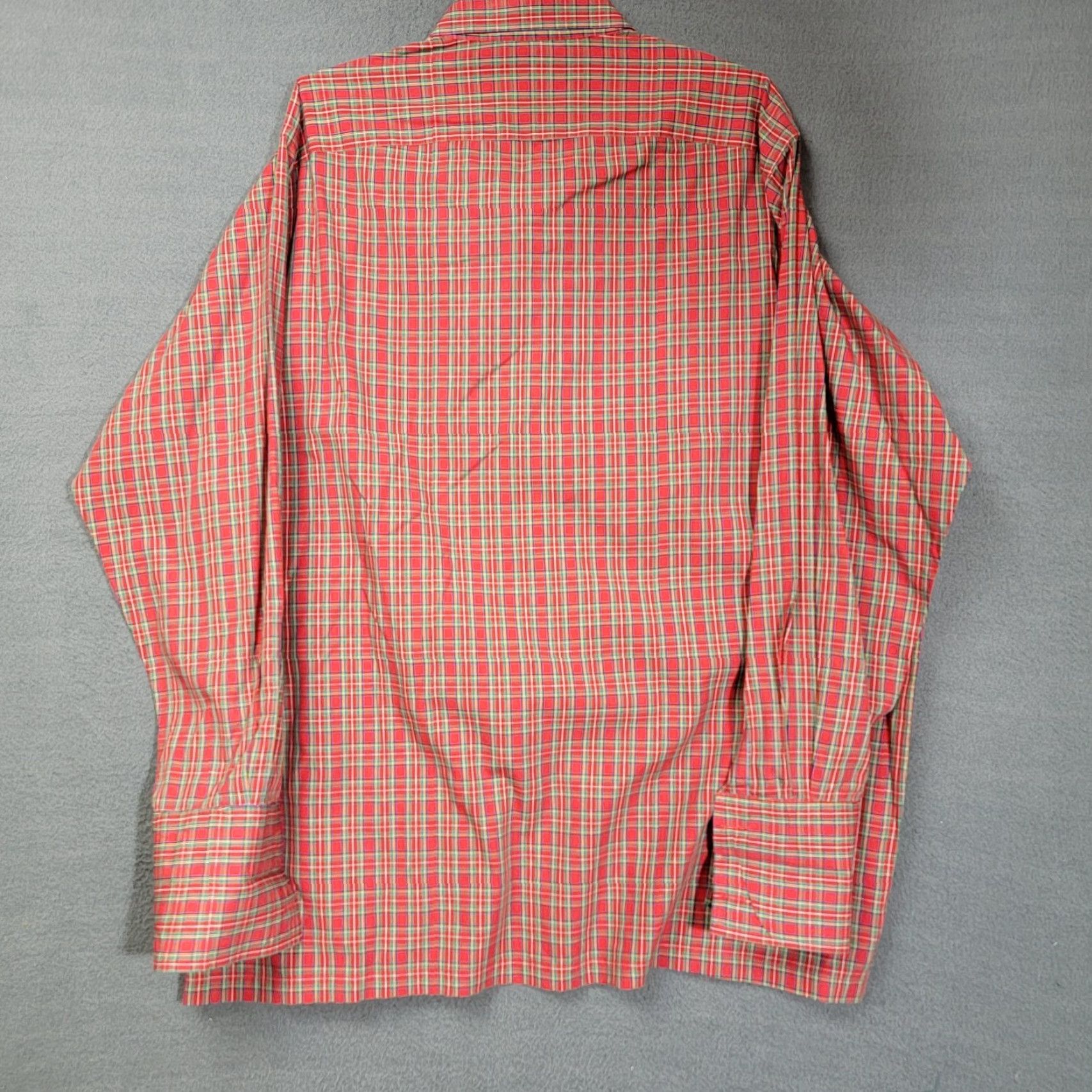 Vintage the custom shop dress shirt mens 3xl plaid business casual button down shirt Mens Size US XXL / EU 58 / 5 - 5 Thumbnail