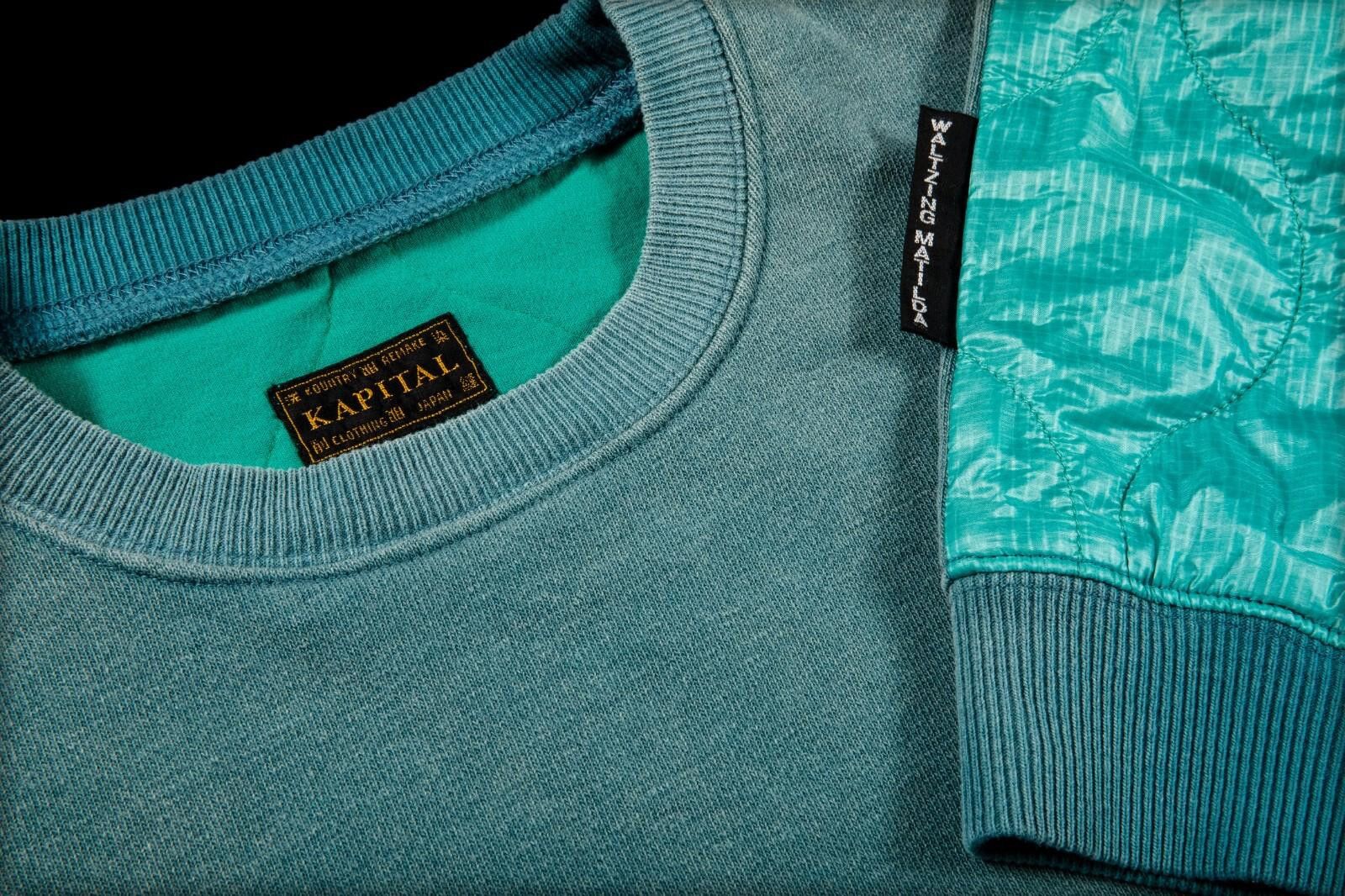Kapital Kapital Fleecy Knit Bivouac Big Sweatshirt Blue Size 3 Size US L / EU 52-54 / 3 - 3 Thumbnail
