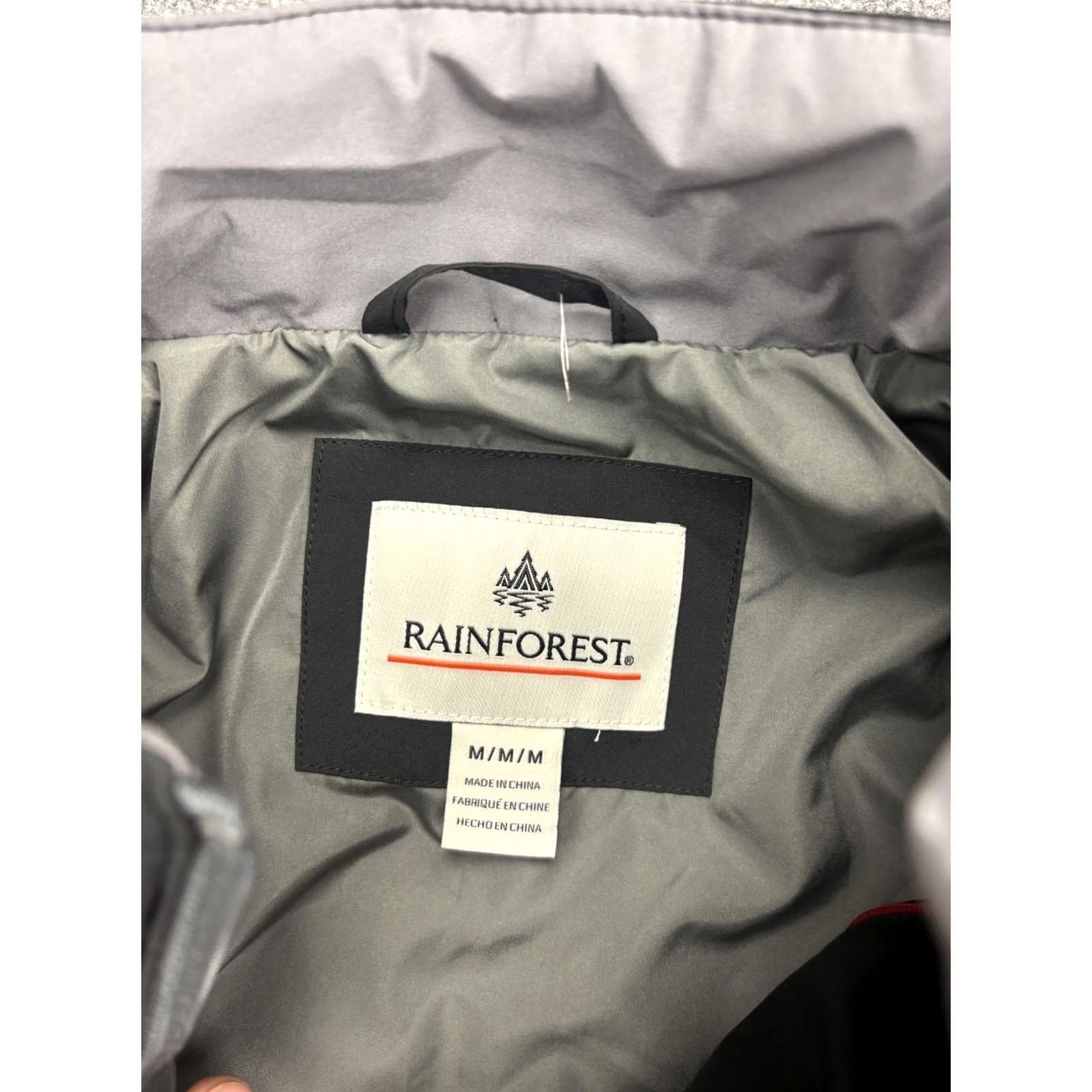 Vintage Rainforest Jacket Mens M Black Quilted Insulated Full Zip Pockets RF2521 Size US M / EU 48-50 / 2 - 3 Thumbnail