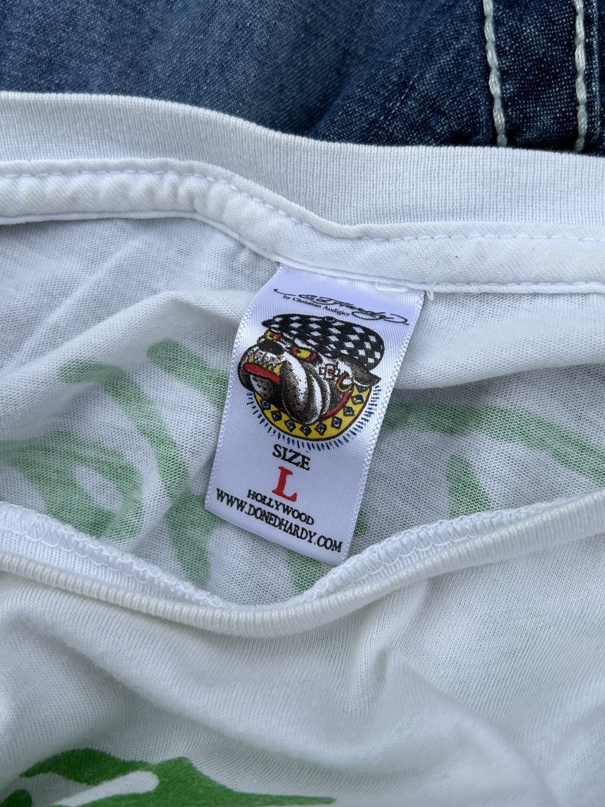 Christian Audigier Vintage Ed Hardy x Mario Barth 2008 Olympiastadion T-Shirt Size US L / EU 52-54 / 3 - 9 Thumbnail