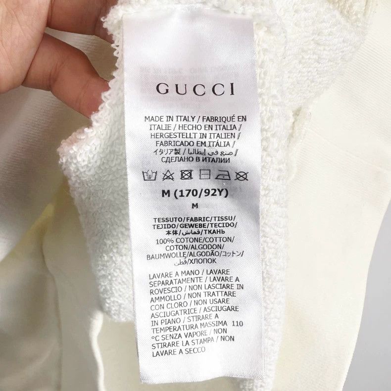 Gucci GucciWhite love logo hooded sweatshirt 2503-Nextarrow Size US M / EU 48-50 / 2 - 4 Thumbnail