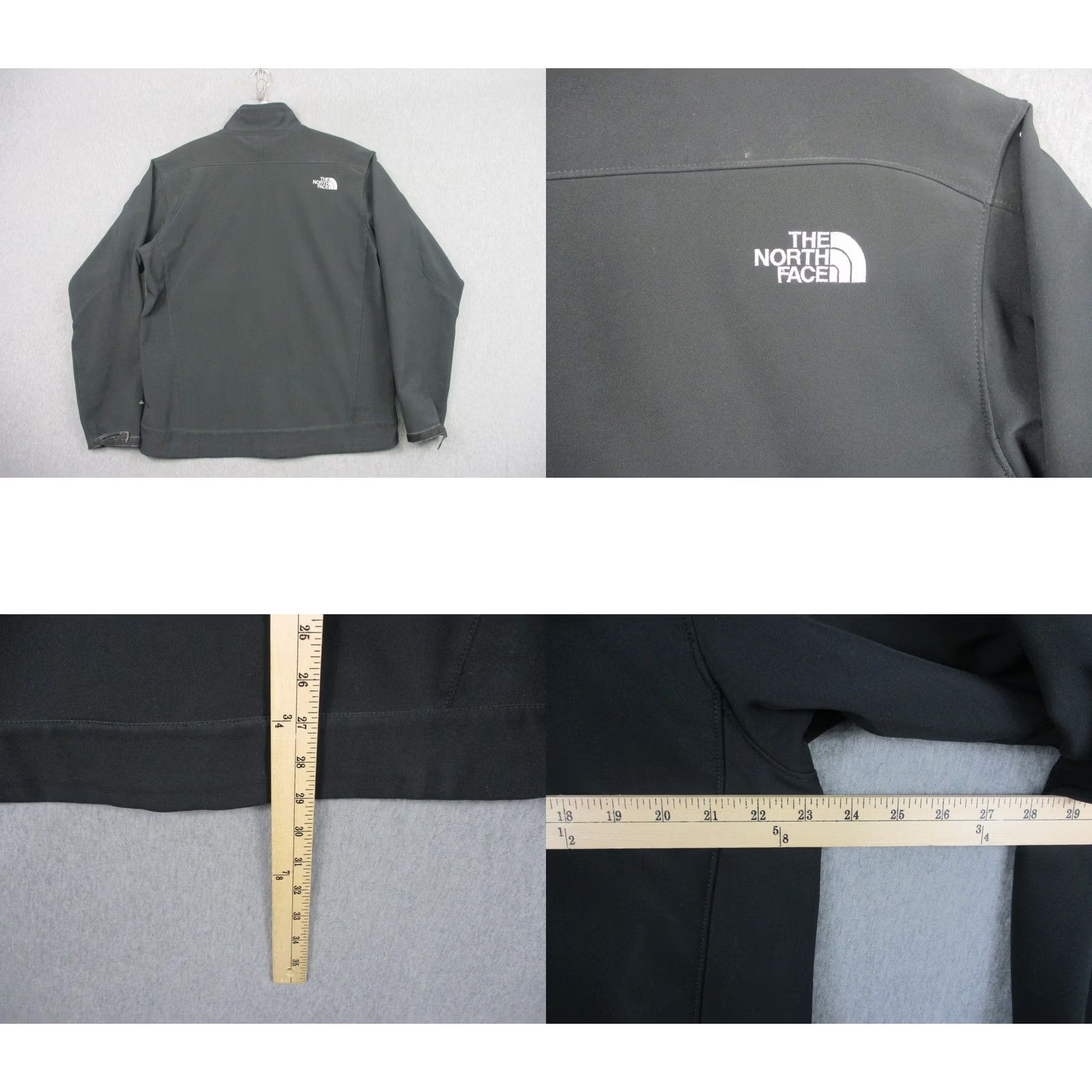 The North Face The North Face Apex Jacket Mens Large Black Softshell Full Zip Fleece Lined AL5C Size US L / EU 52-54 / 3 - 8 Thumbnail
