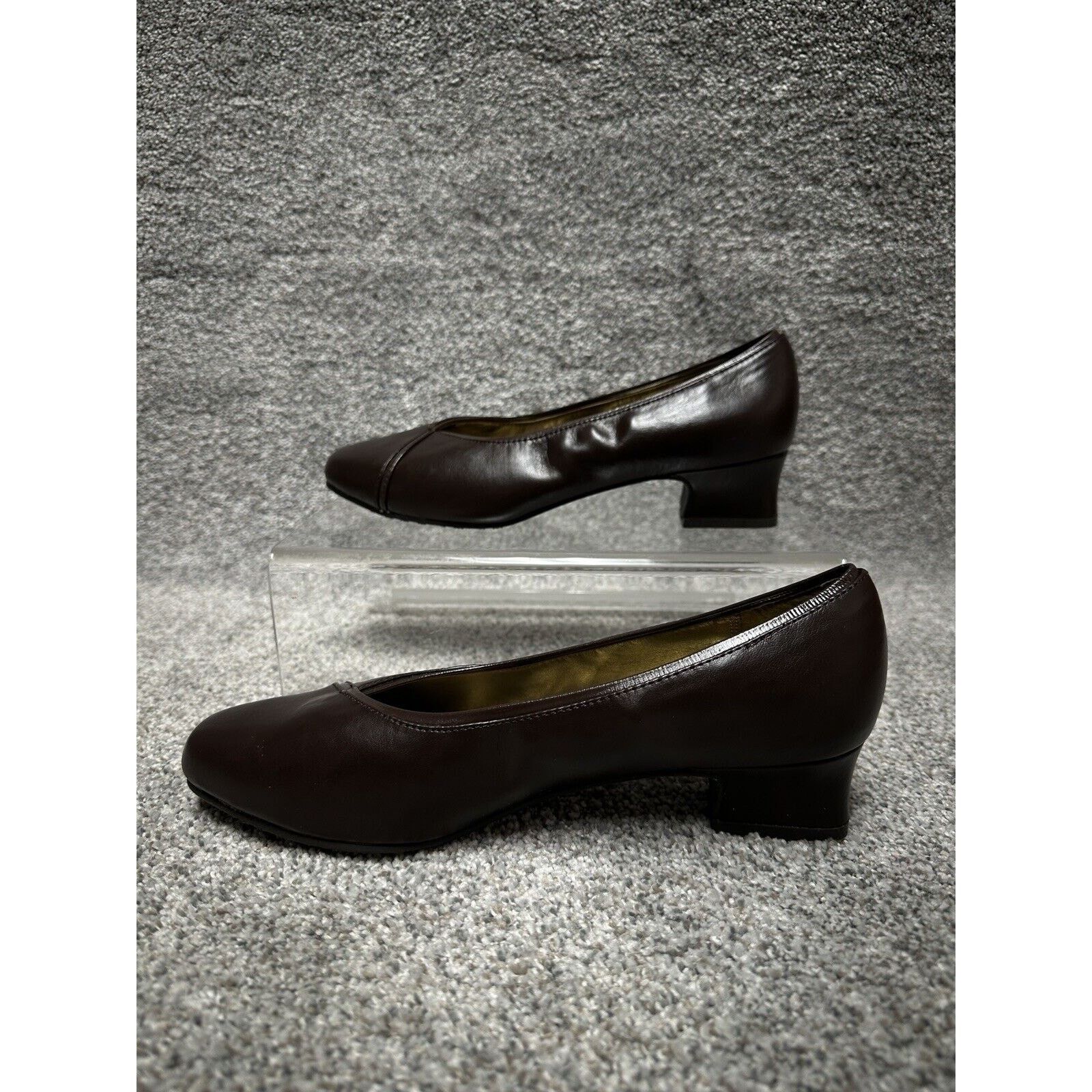 Hush Puppies Soft Style Hush Puppies Pumps 8 90s Y2K Dark Chunky Heel Size US 8 / IT 38 - 4 Thumbnail
