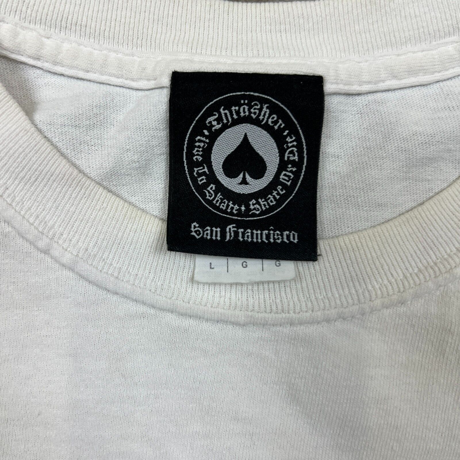 Thrasher × Vintage Thrasher Magazine T Shirt Skateboard Flame Spell Out Tee Size US L / EU 52-54 / 3 - 6 Thumbnail