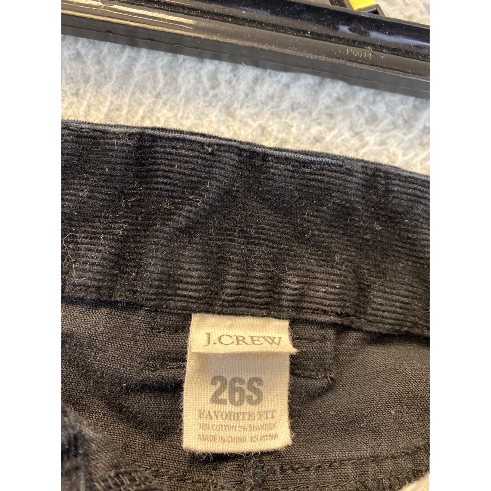 J.Crew J.CREW Corduroy Pants 5 Pocket Skinny 29x29 Black Women Adult Regular Denim Casual Size 29" - 7 Thumbnail