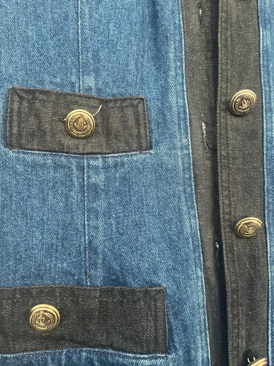 Moschino Rare- Vintage Moschino Malano Jean dress Size M / US 6-8 / IT 42-44 - 3 Thumbnail