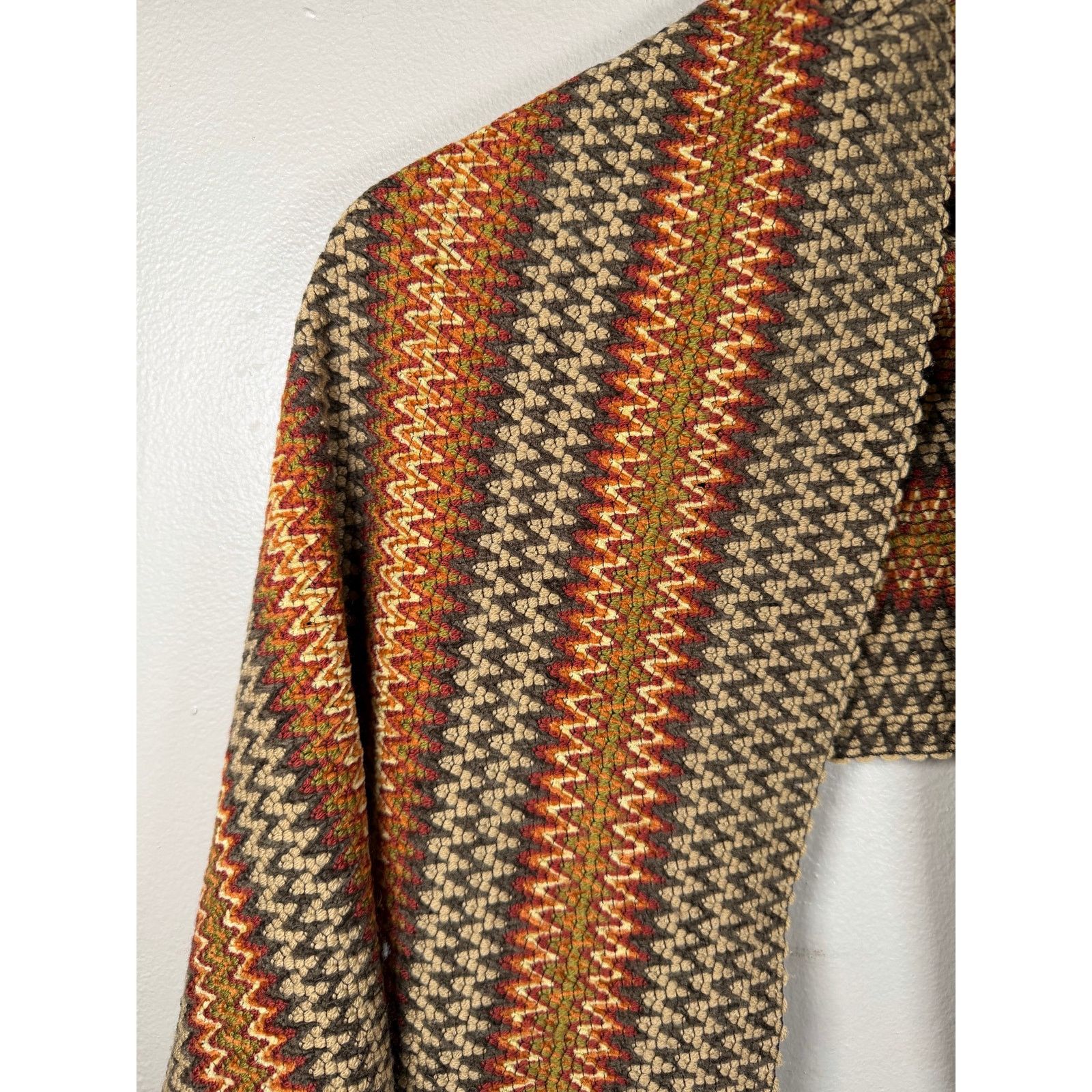 Missoni Missoni Sciarpe Knit Chevron Fringe Scarf $390 Size ONE SIZE - 7 Thumbnail