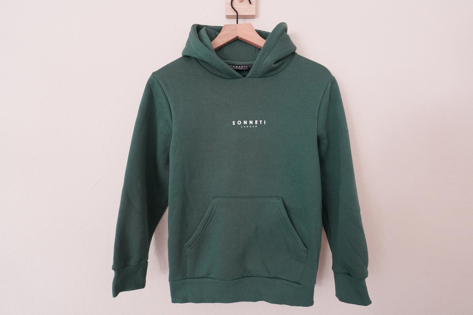 Sonneti Sonneti Sweater Women's L Green NWT London Pullover Hoodie Size L / US 10 / IT 46 - 1 Thumbnail