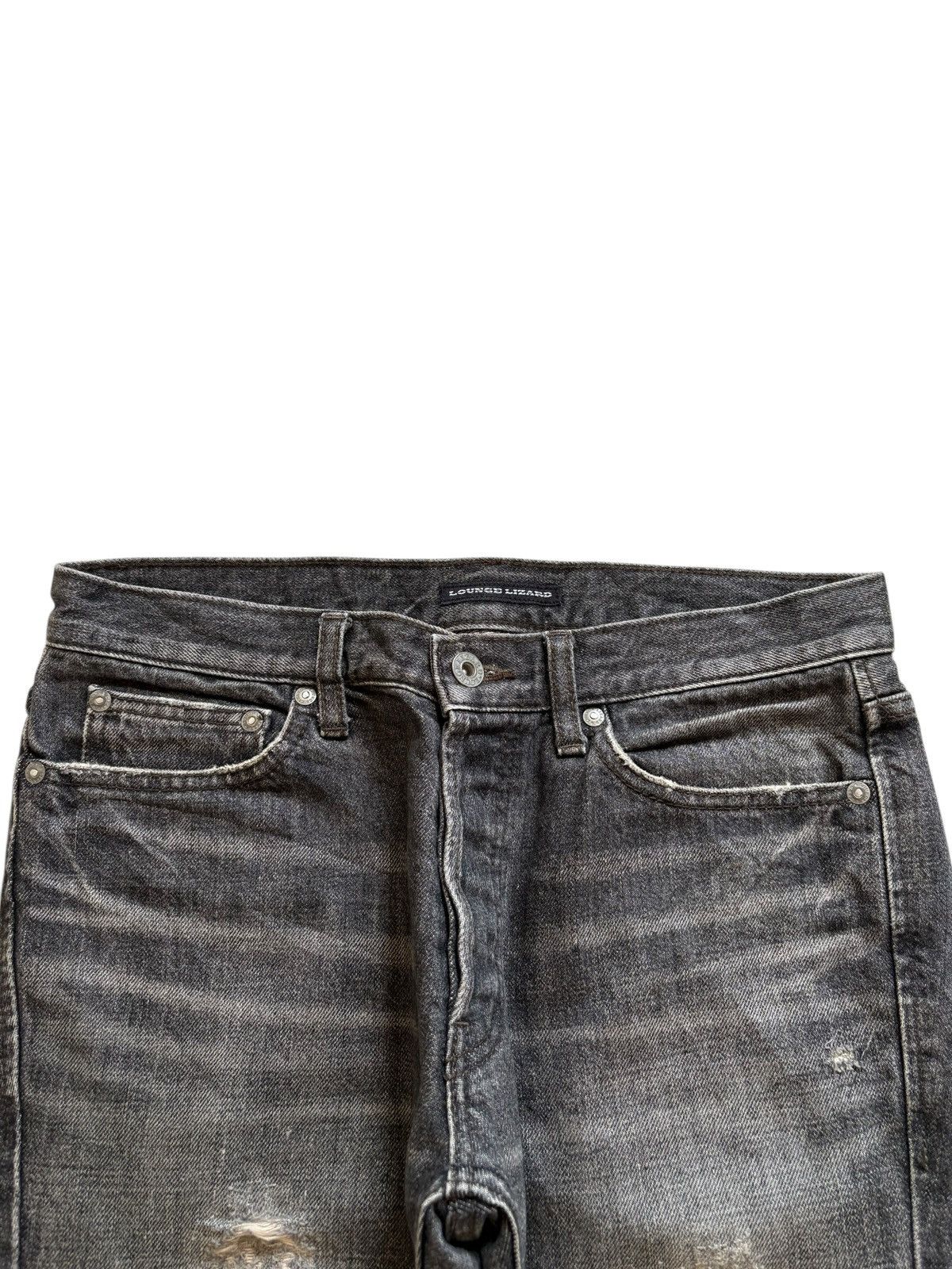 Japanese Brand Vintage Japanese Brand Button Fly Faded Distressed Jeans Size US 30 / EU 46 - 4 Thumbnail