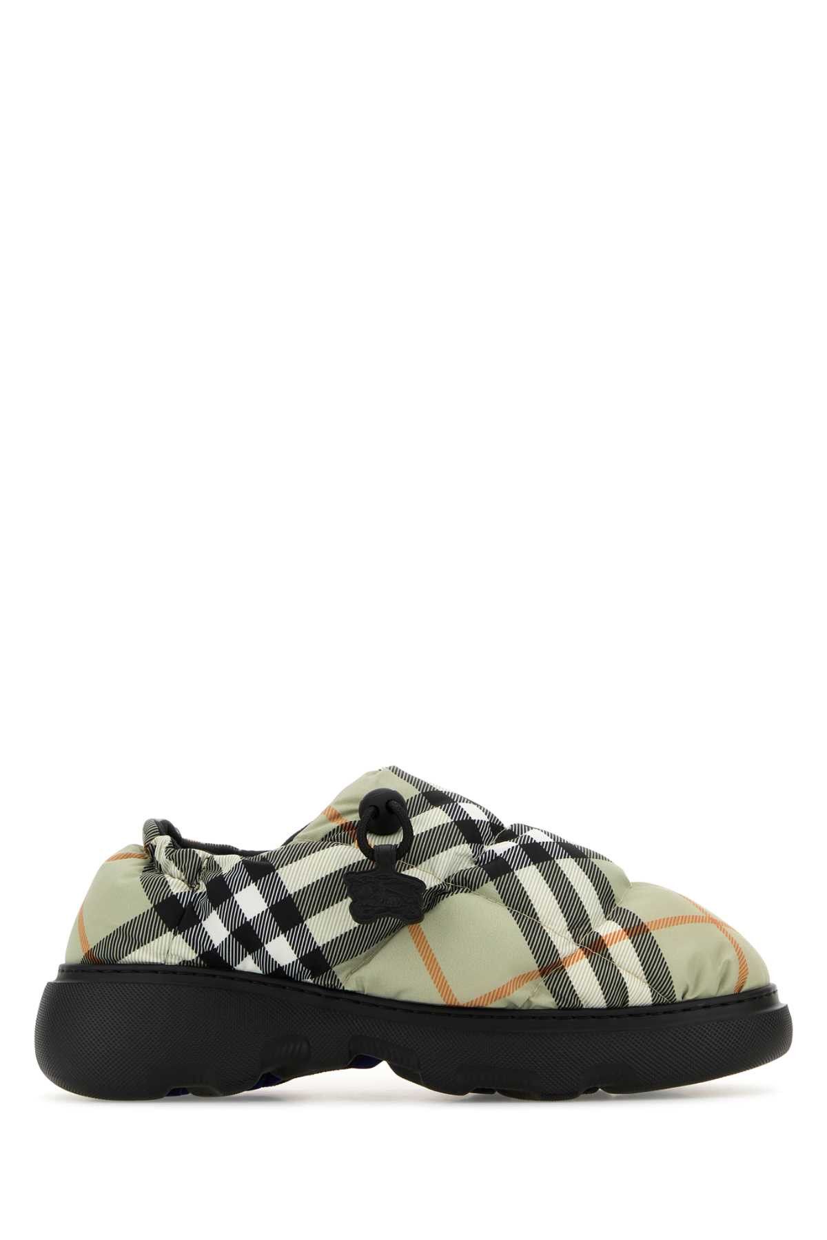 Burberry Printed Fabric Pillow Check Slip Ons Size US 10 / IT 40 - 1 Thumbnail