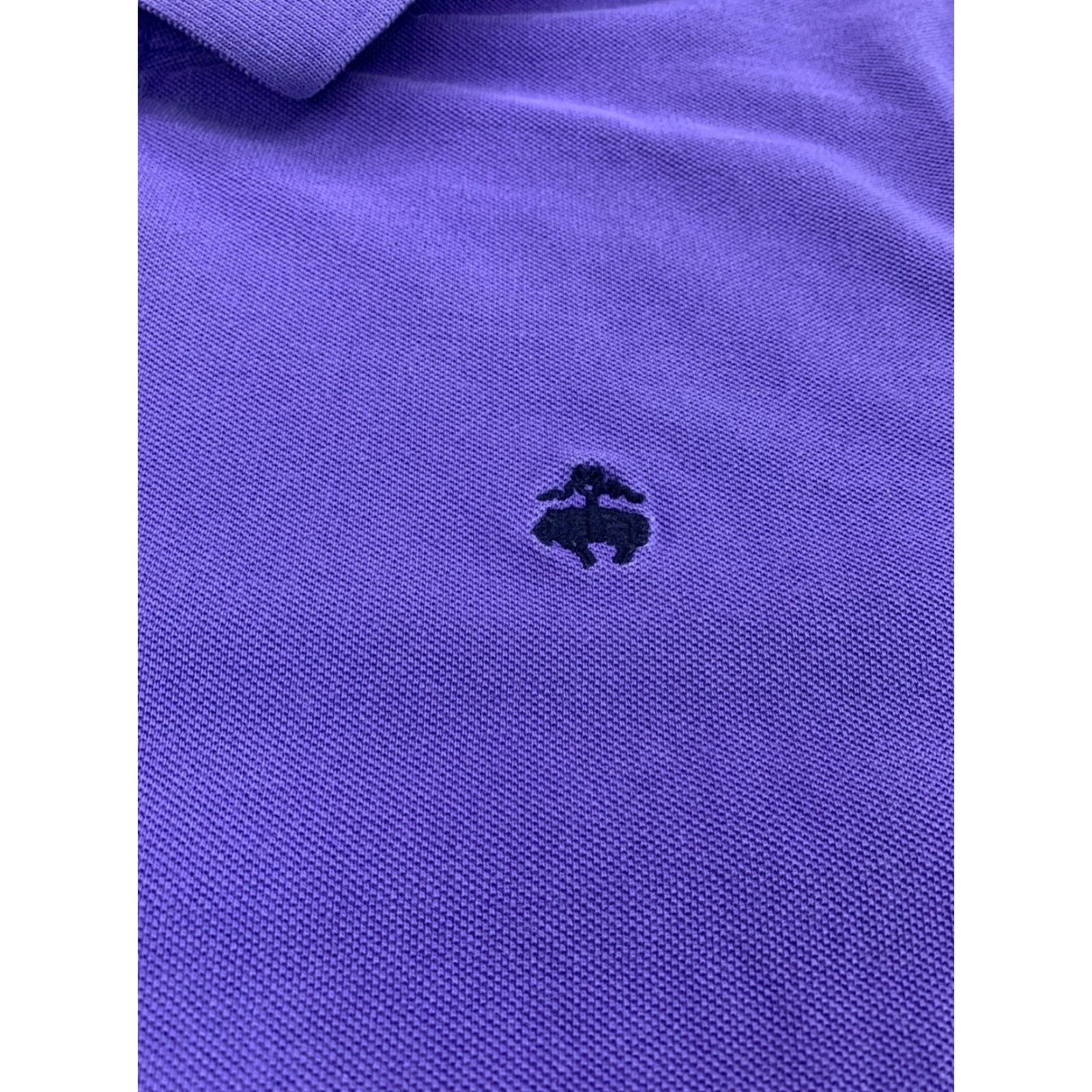 Brooks Brothers VINTAGE Brooks Brothers 346 Slim Fit Cotton Purple Polo Shirt Mens XXL Size US XXL / EU 58 / 5 - 4 Thumbnail
