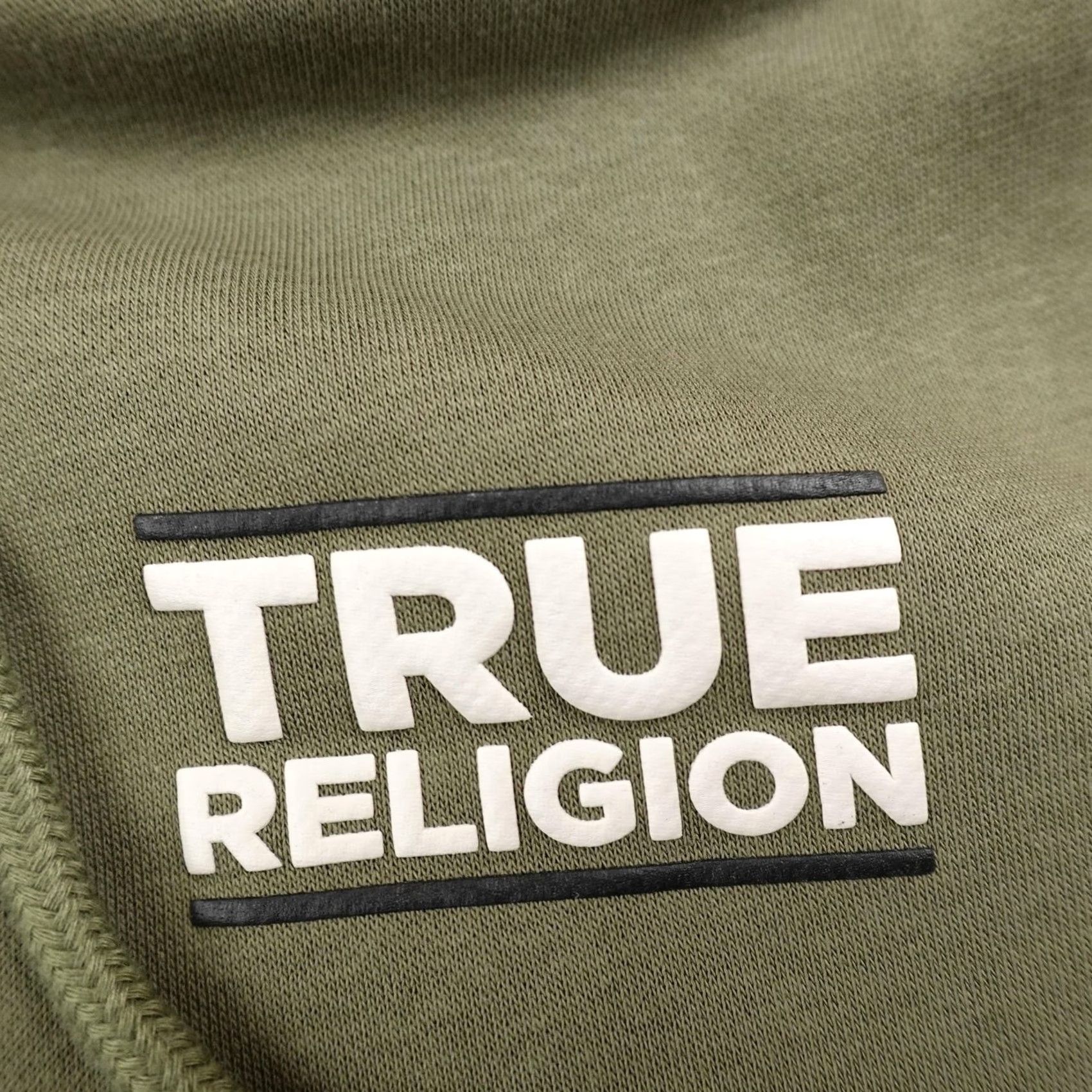 True Religion True Religion Hoodie Mens XL Green Buddha Graphic Full Zip Sweatshirt Jacket Size US XL / EU 56 / 4 - 4 Thumbnail