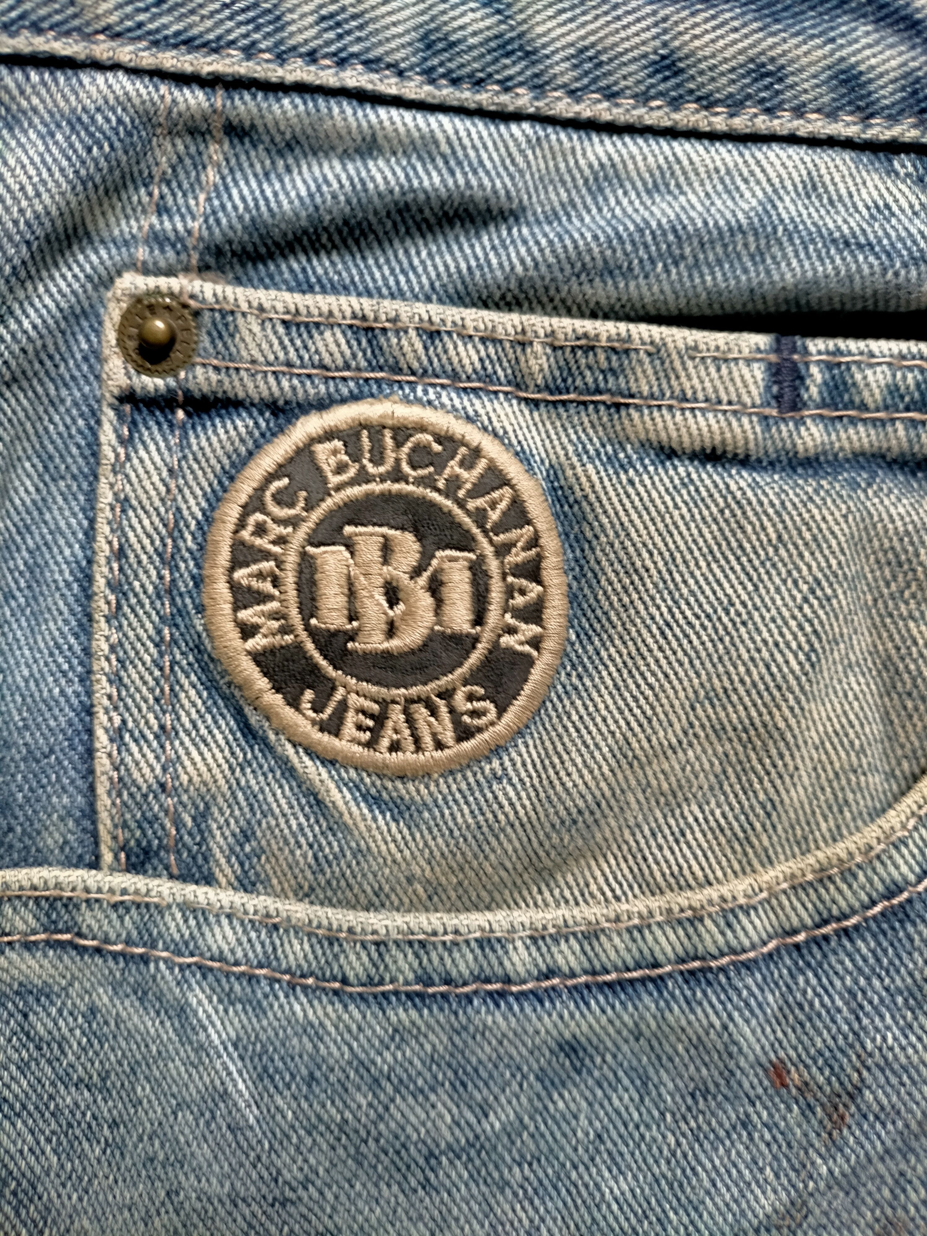 Pelle Pelle Pelle Pelle Marc Buchanan Embroidered Baggy Jeans Size US 36 / EU 52 - 17 Thumbnail