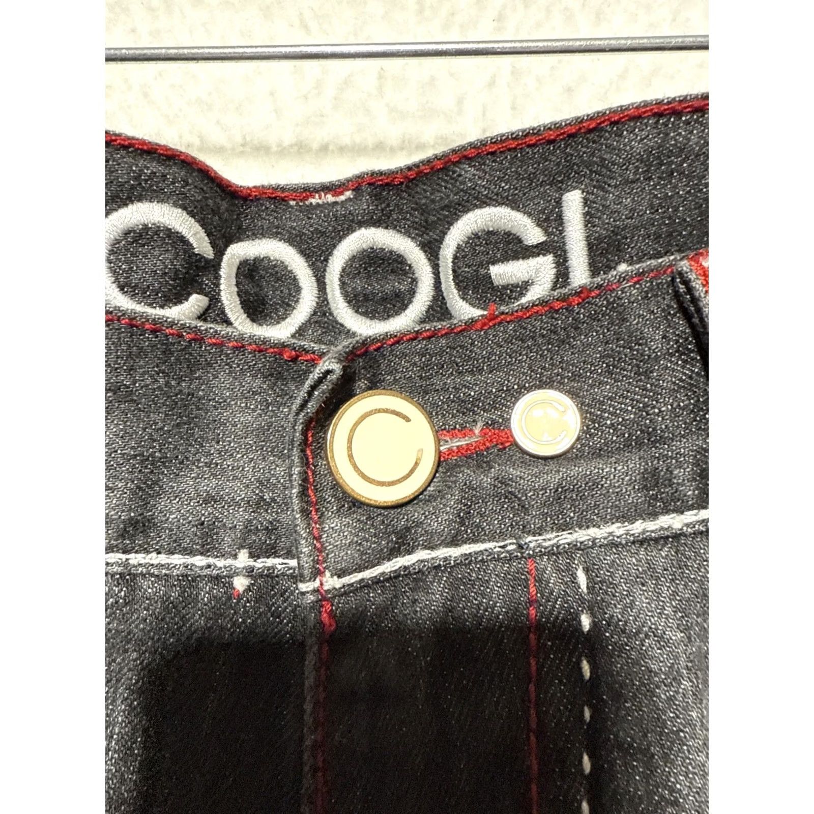 Coogi Coogi Jeans Wide-Leg Denim Black 40x32 Mens Size 40 Inseam 32 RARE Size US 40 / EU 56 - 4 Thumbnail