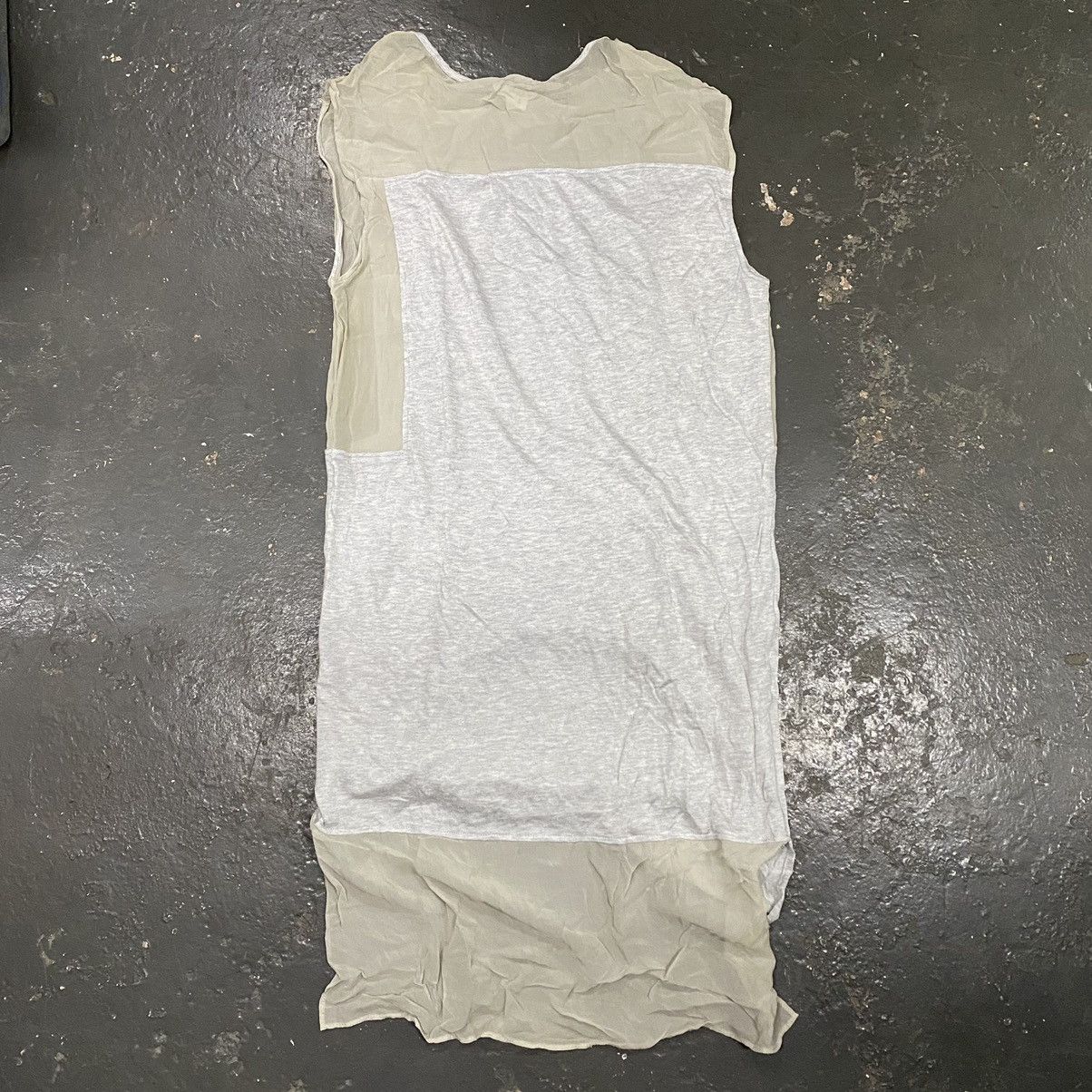 Helmut Lang × Japanese Brand Helmut lang gray sheer sleeveless Size US S / EU 44-46 / 1 - 2 Thumbnail