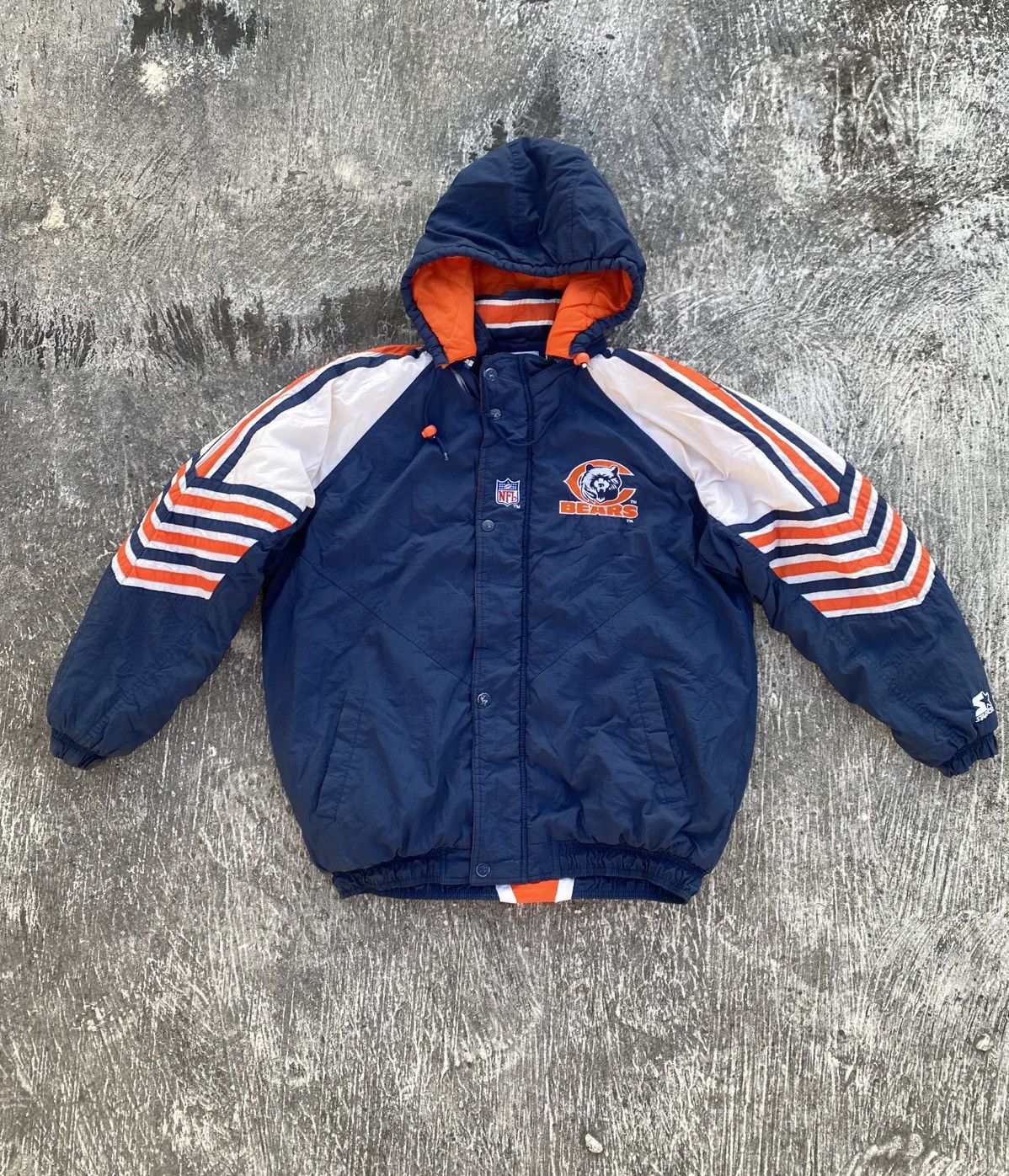 Starter Vintage jacket Chicago Bears NFL Size US L / EU 52-54 / 3 - 2 Thumbnail