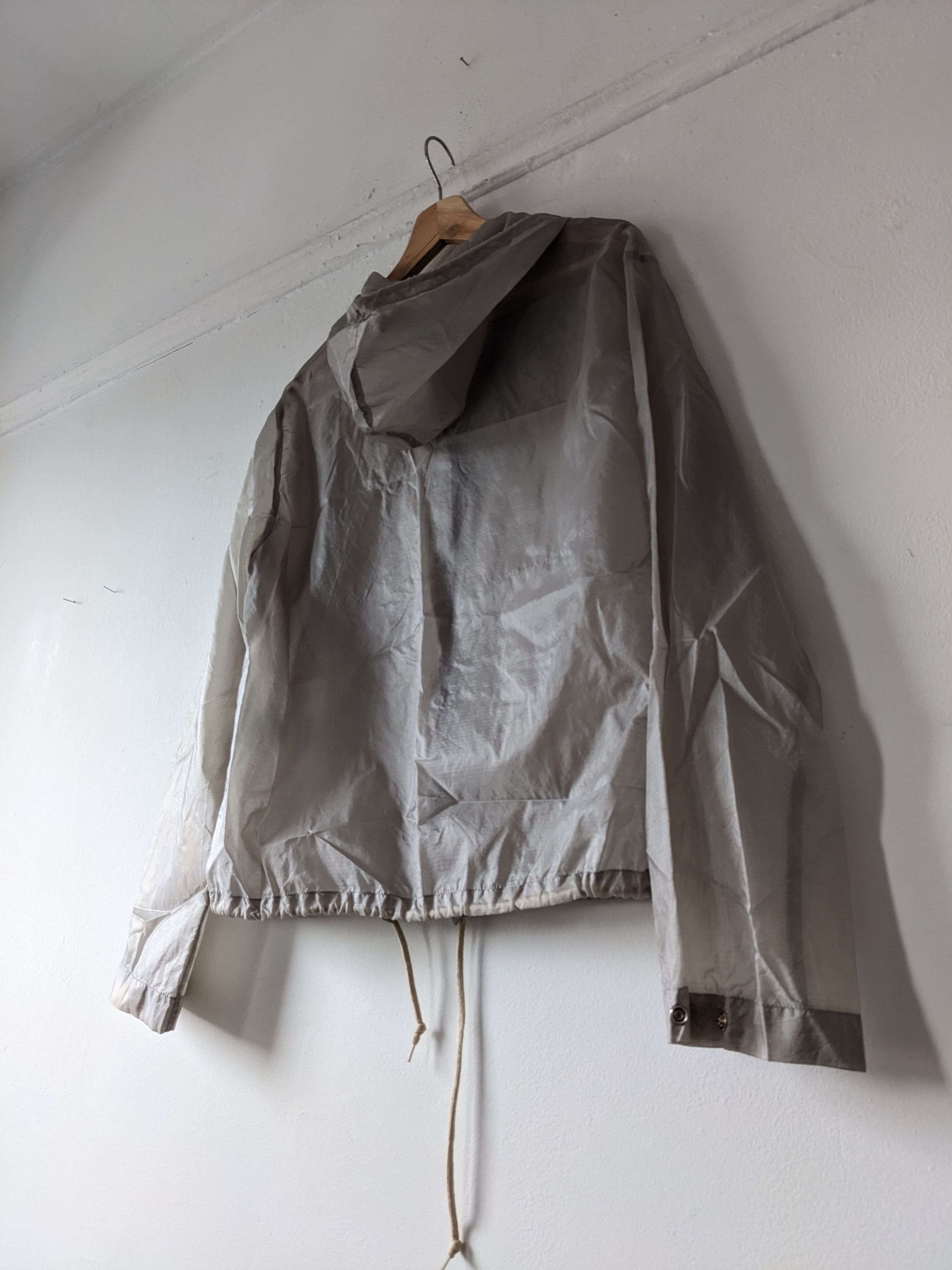 Helmut Lang S/S 1998 Sheer Wide Arm Rain Jacket Size US XS / EU 42 / 0 - 5 Thumbnail