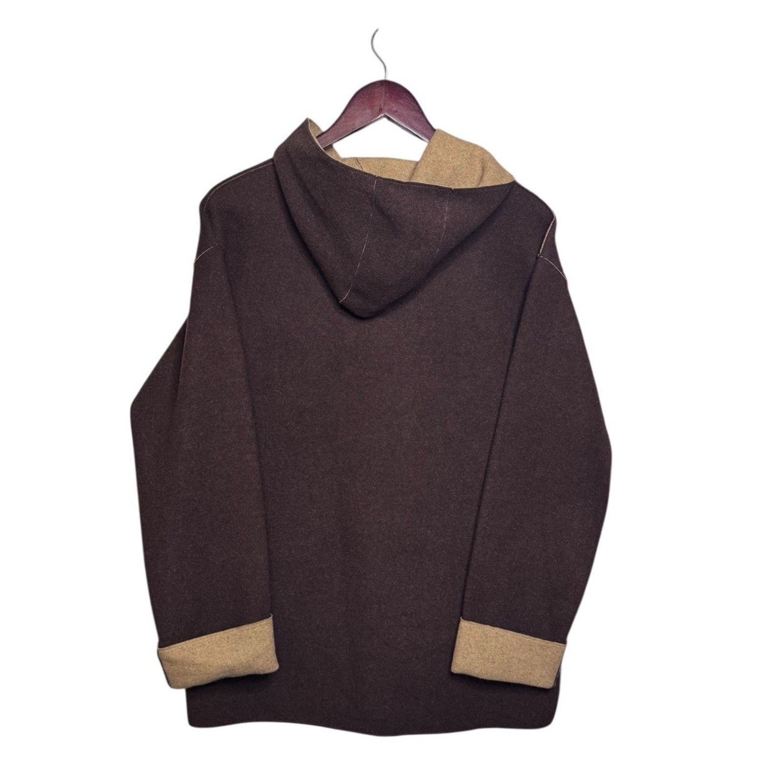 Lauren Ralph Lauren VTG NWT Ralph Lauren Wool Blend Hooded Coat Women’s Large Size L / US 10 / IT 46 - 2 Thumbnail