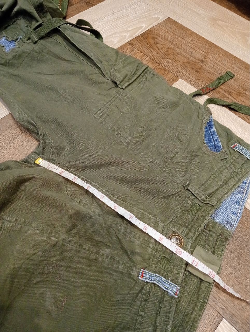 Japanese Brand JAPANESE MANGROVE MILITARY PARACHUTE CARGO PANTS Size US 34 / EU 50 - 17 Thumbnail