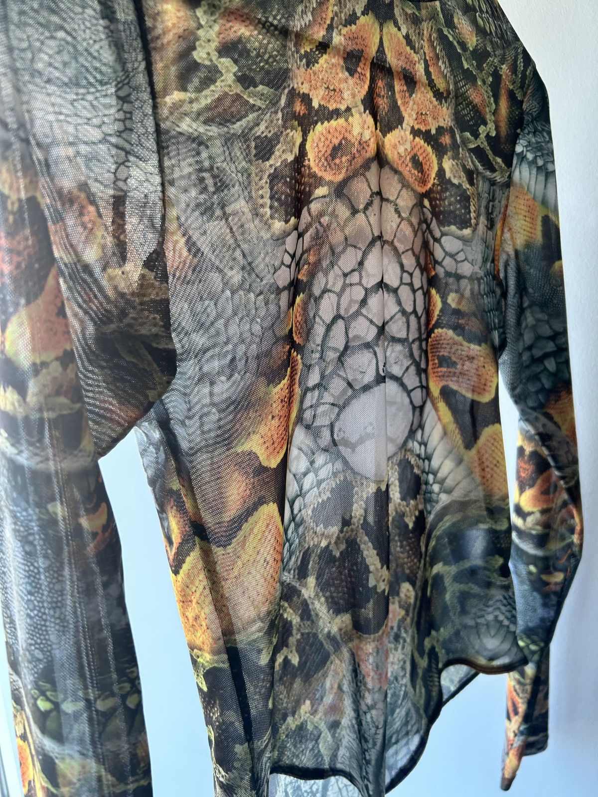 Jaded London Sheer Snake Pattern Bodysuit Size M / US 6-8 / IT 42-44 - 3 Thumbnail