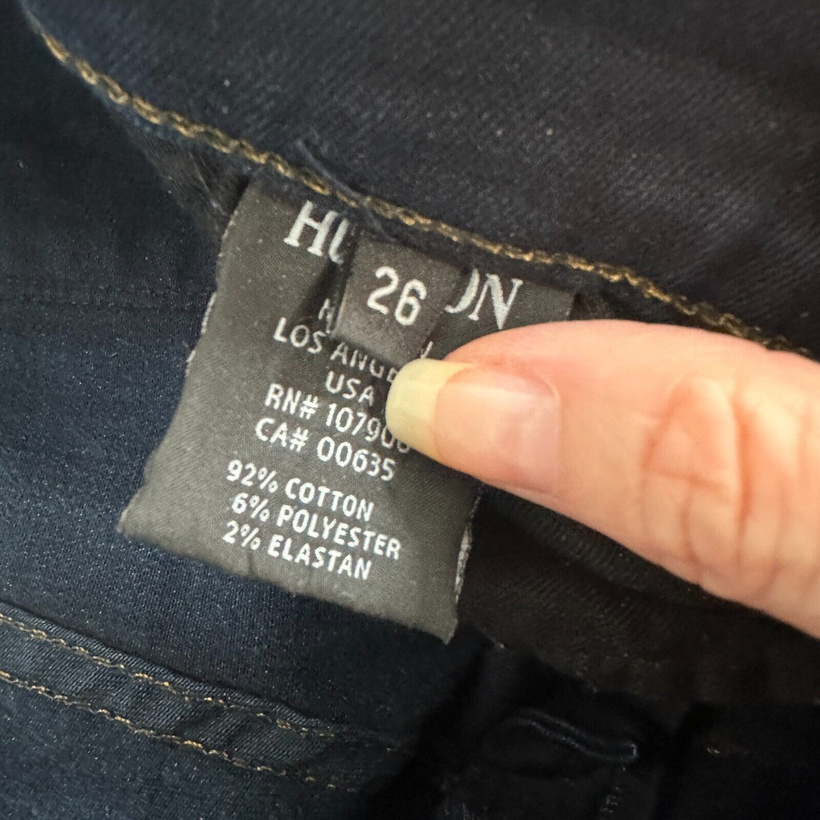 Hudson Hudson DarkAngel Flare Low-Rise 5 Pocket Denim Jean 26 Size 26" / US 2 / IT 38 - 10 Thumbnail
