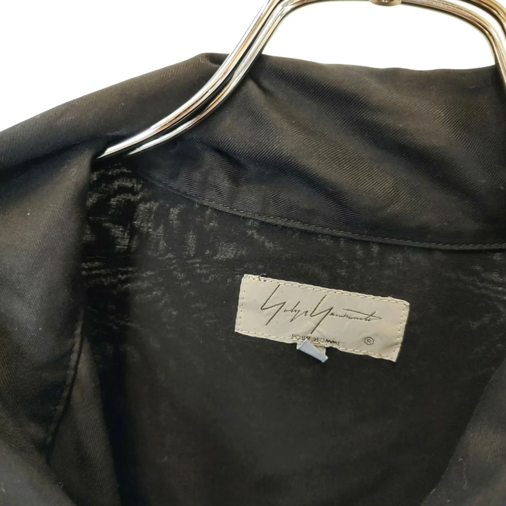 Yohji Yamamoto YOHJI YAMAMOTO POUR HOMME BIG SHIRT Black Size 3 Long Length 20AW Men's Used Size US S / EU 44-46 / 1 - 7 Thumbnail