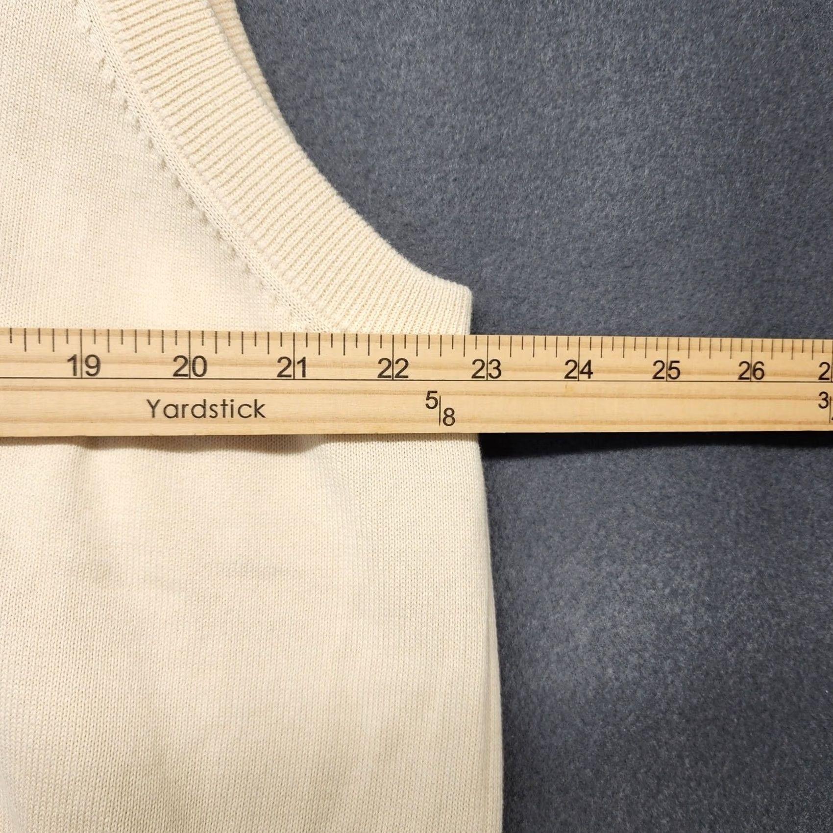 Vintage VINTAGE Paul Fredrick Sweater Vest Men 2XL Cream Supima Cotton Pullover Classic Knit Vest Mens XXL Knit Wool? Size US XXL / EU 58 / 5 - 4 Thumbnail