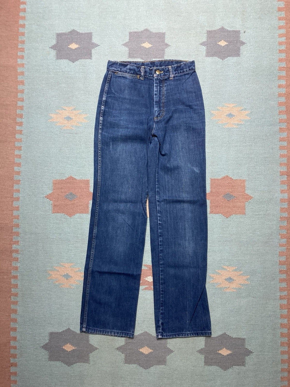 Vintage 70s denim jeans landlubber distressed hippie women’s 9 26x30 Size 26" / US 2 / IT 38 - 1 Thumbnail