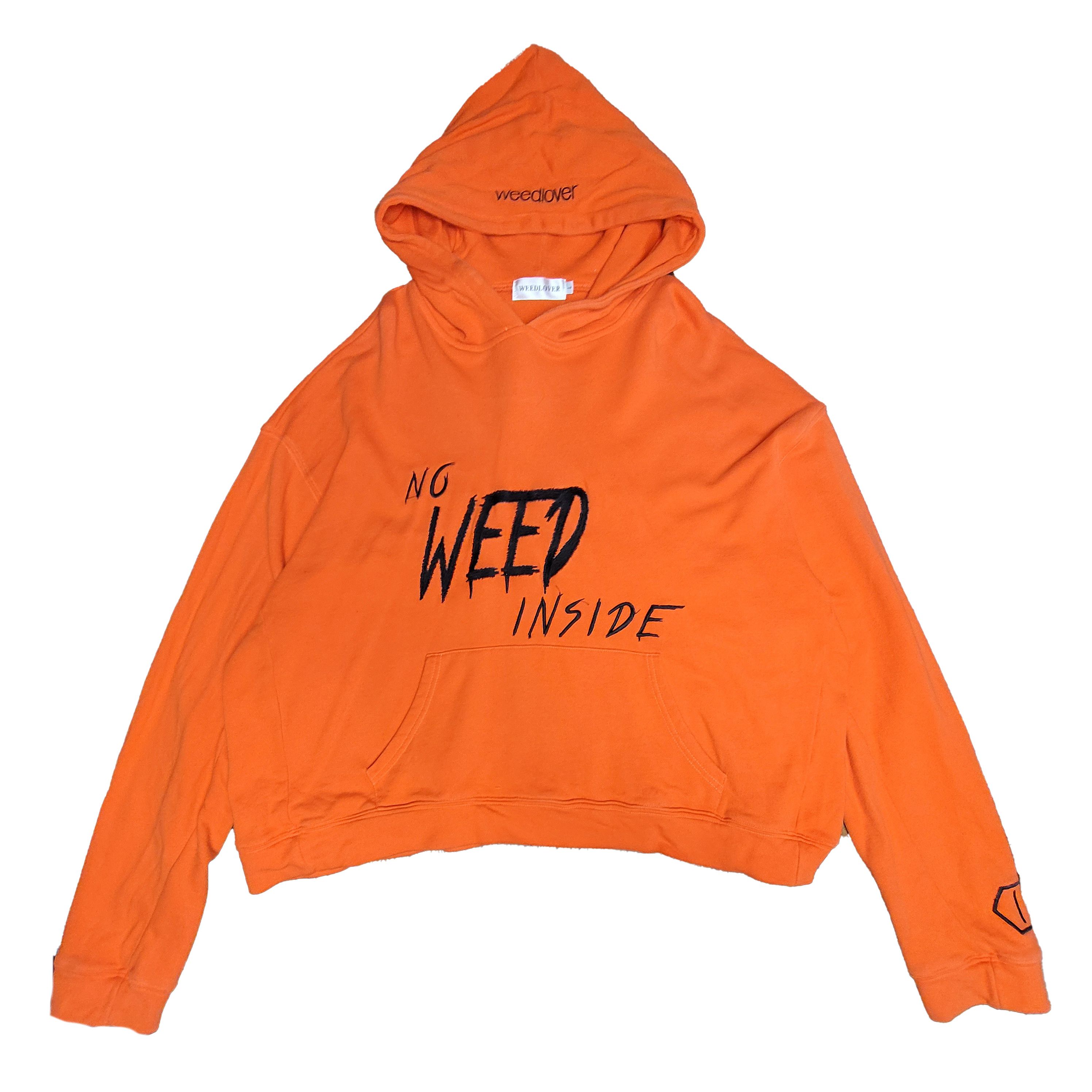 Designer Orange Weedlover Hoodie - Size L Size US L / EU 52-54 / 3 - 1 Thumbnail