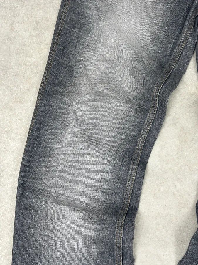 Dolce & Gabbana 2000s Dolce & Gabbana Grey Bootcut Jeans Denim Leather Patch Size US 32 / EU 48 - 10 Thumbnail