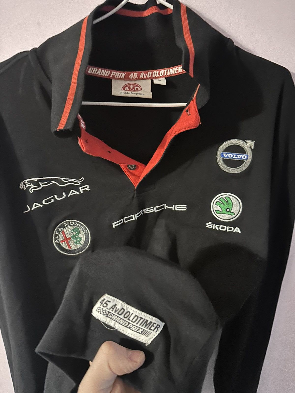 Porsche Design Racing AvD Grand Prix Sponsored Pullover Shirt PORSCHE 2017 Size US L / EU 52-54 / 3 - 2 Thumbnail