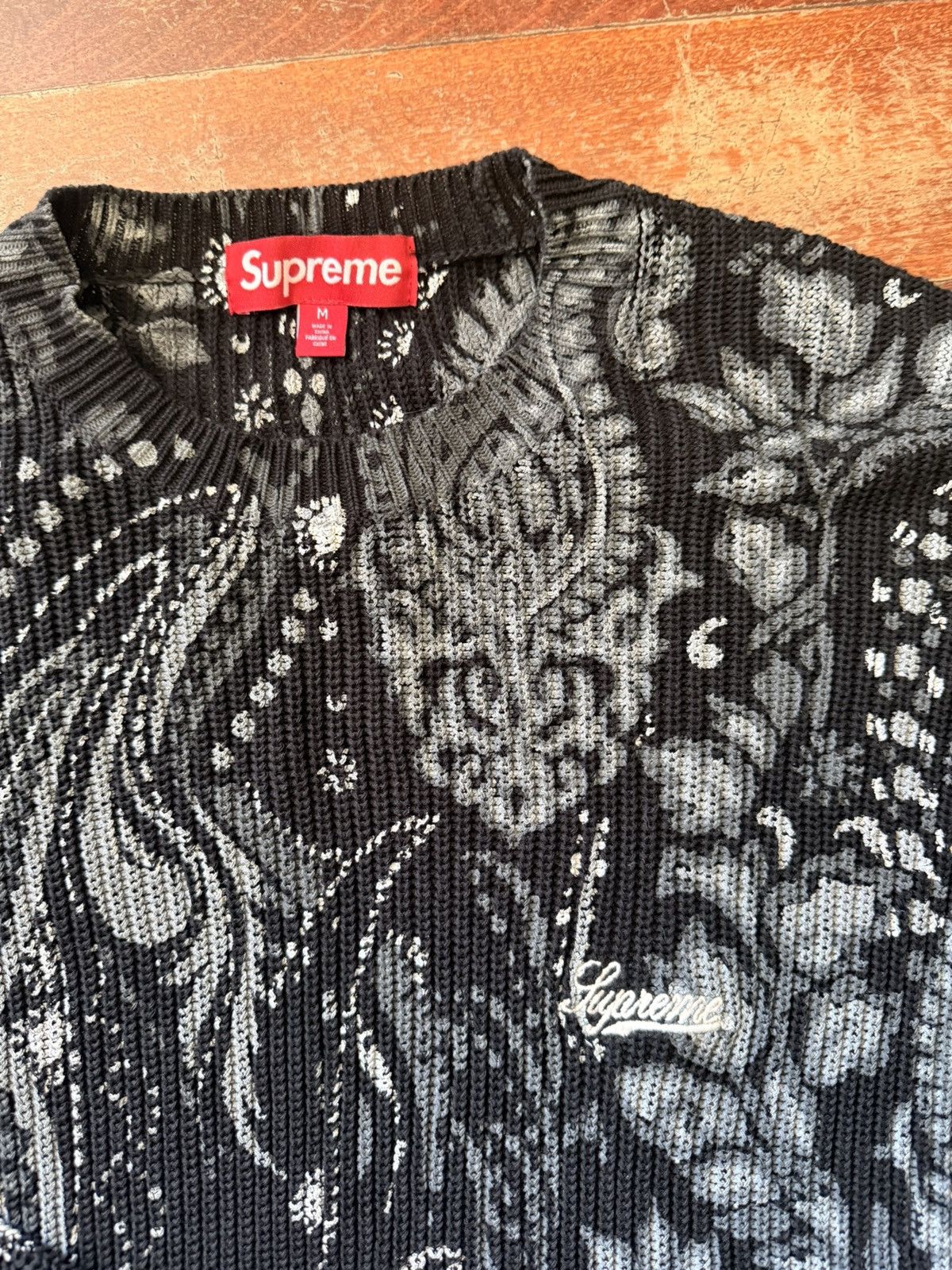 Supreme supreme paisley sweater Size US M / EU 48-50 / 2 - 2 Thumbnail