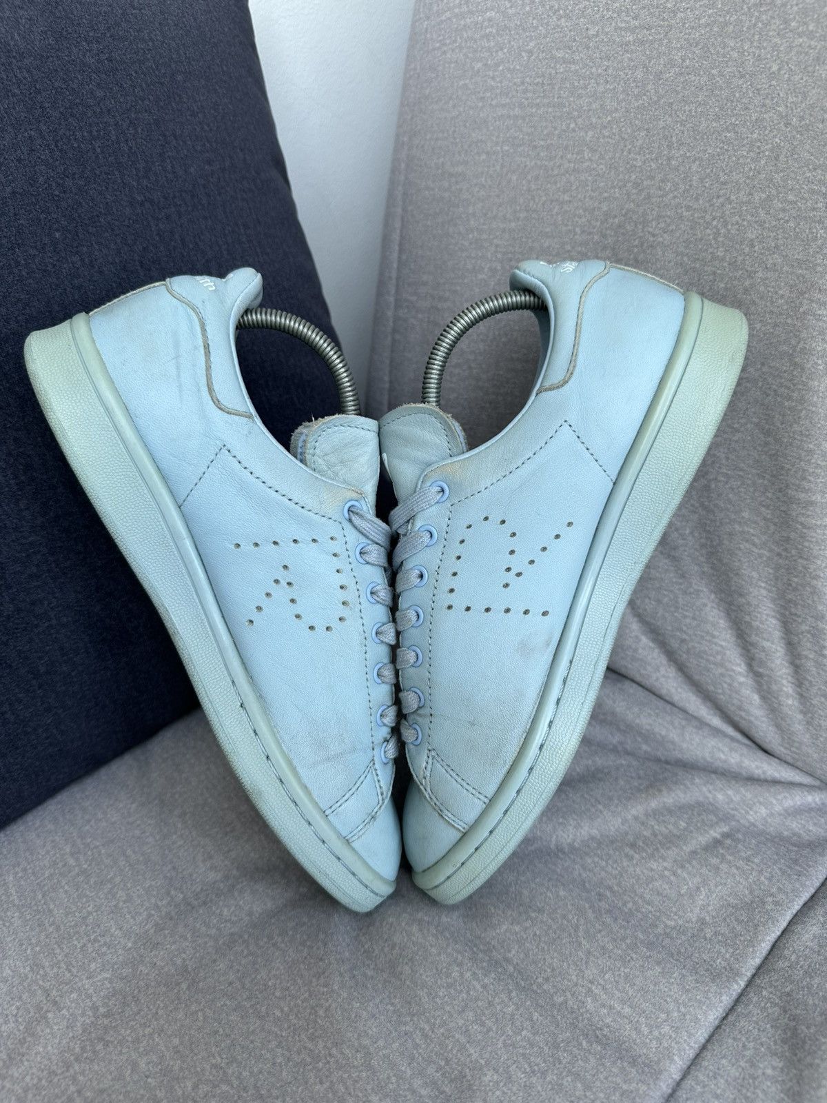 Raf Simons Raf Simons x Adidas Stan Smith Leather Sneakers Size US 5.5 / EU 38 - 5 Thumbnail