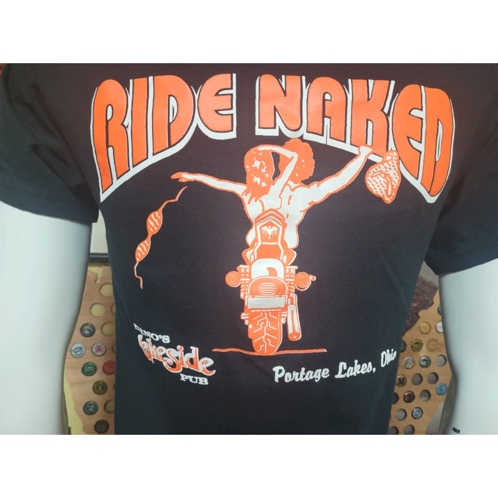 Gildan Dano's Lakeside Pub Portage Lakes OH T Shirt Small Biker Dive Bar Ride Naked Size US S / EU 44-46 / 1 - 4 Thumbnail