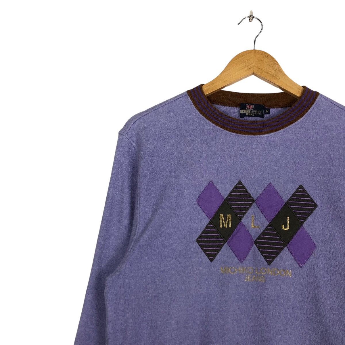 Michiko Koshino London × Vintage Vintage Michiko London Jean Sweatshirt Rare Pullover Small Size US S / EU 44-46 / 1 - 6 Thumbnail
