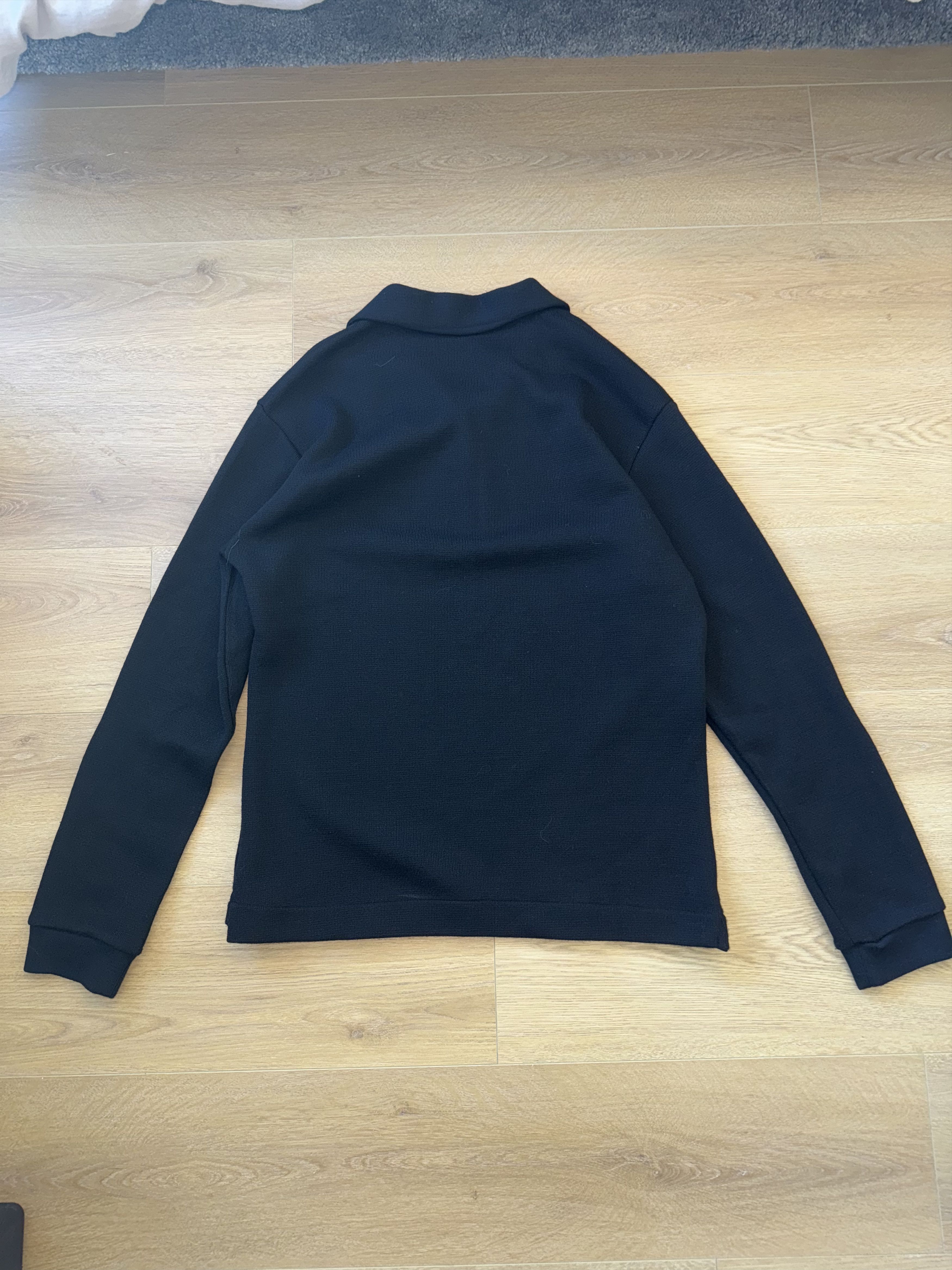 Our Legacy Our Legacy Ile Piquet Black Pseudo Knit Size US L / EU 52-54 / 3 - 5 Thumbnail