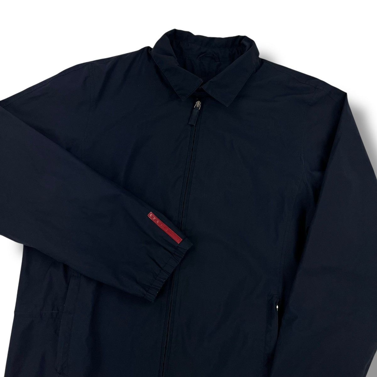 ジャケット・アウター archive PRADA GORE-TEX zip jacket navy Goretex Jacket Vintage Prada Windbreaker Prada Navy Gore-Tex Jacket